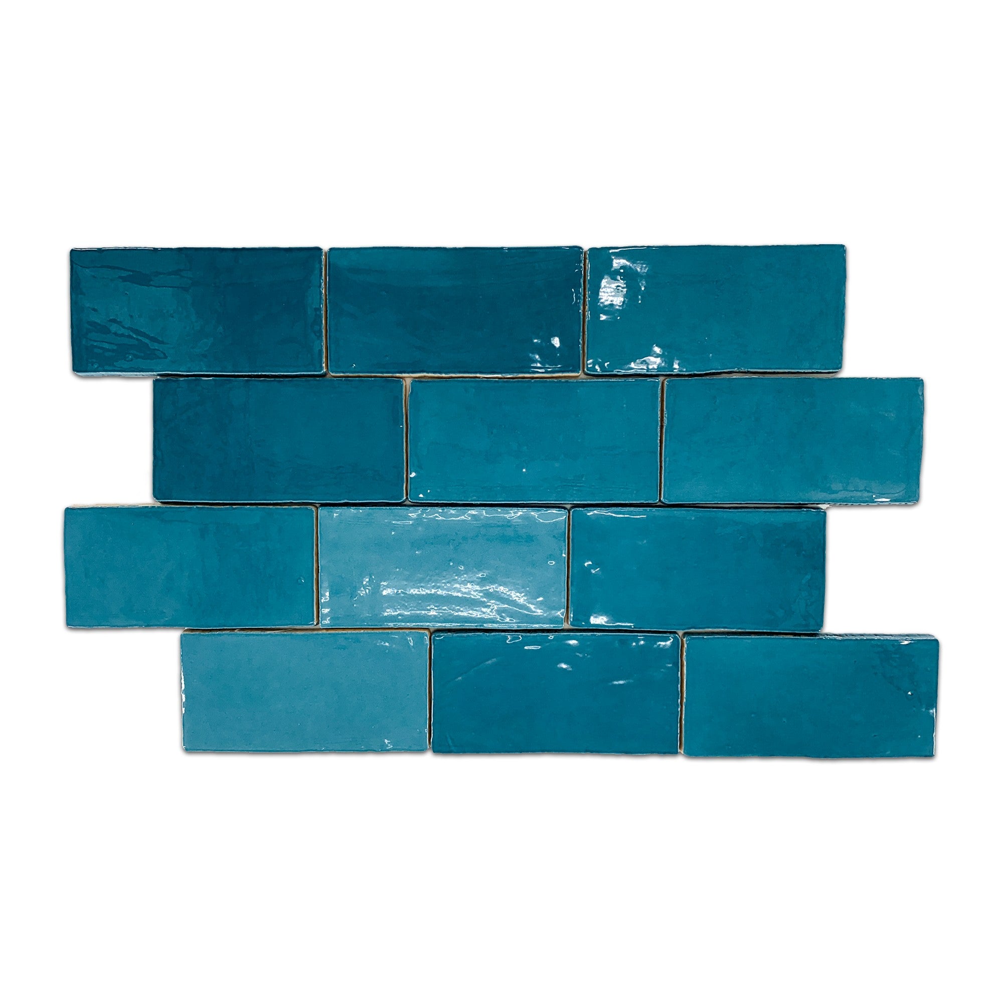 Elon Tile Hampton Turquoise tile pattern swatch — available at Surface Group
