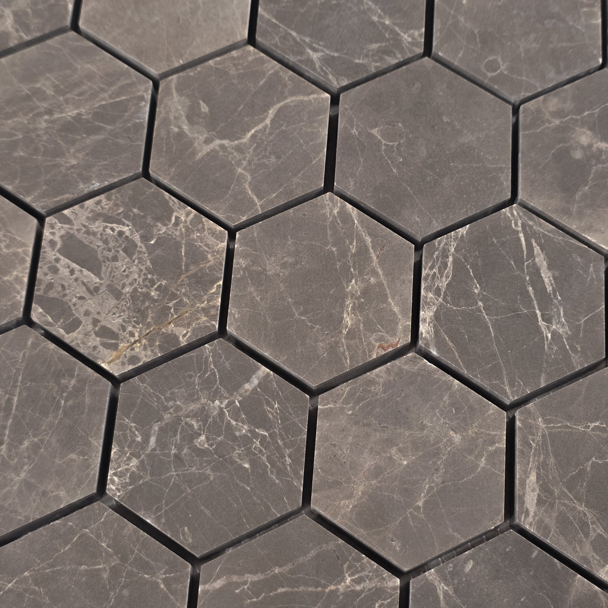 Elon Tile Hexagon tile arrangement — available at Surface Group