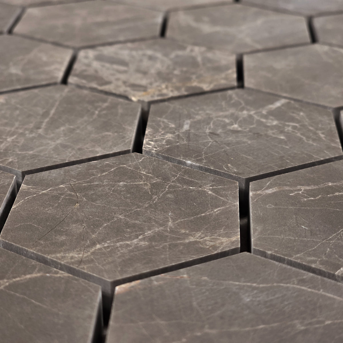 Elon Tile Hexagon tile arrangement — available at Surface Group