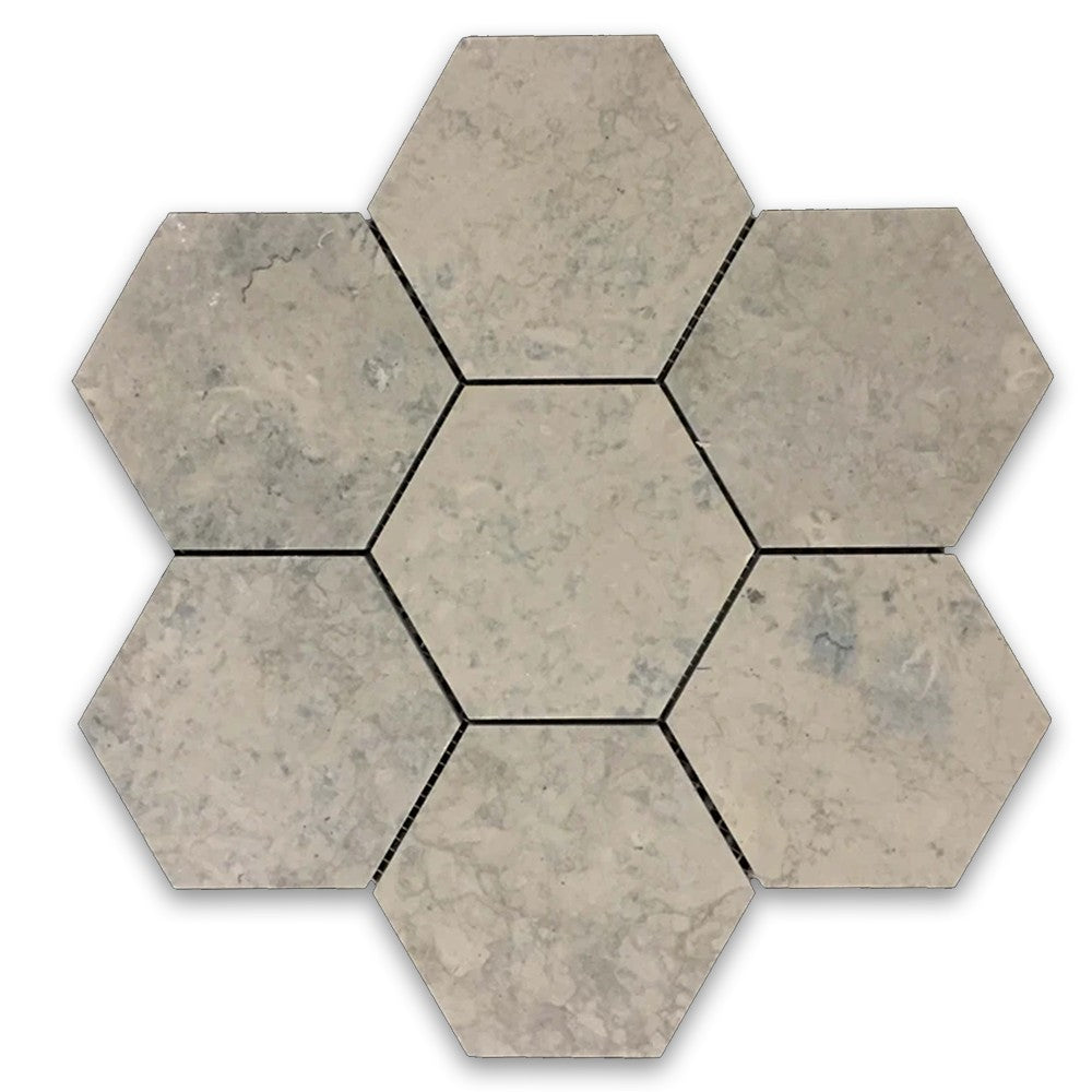 Elon Tile Hexagon tile pattern swatch — available at Surface Group