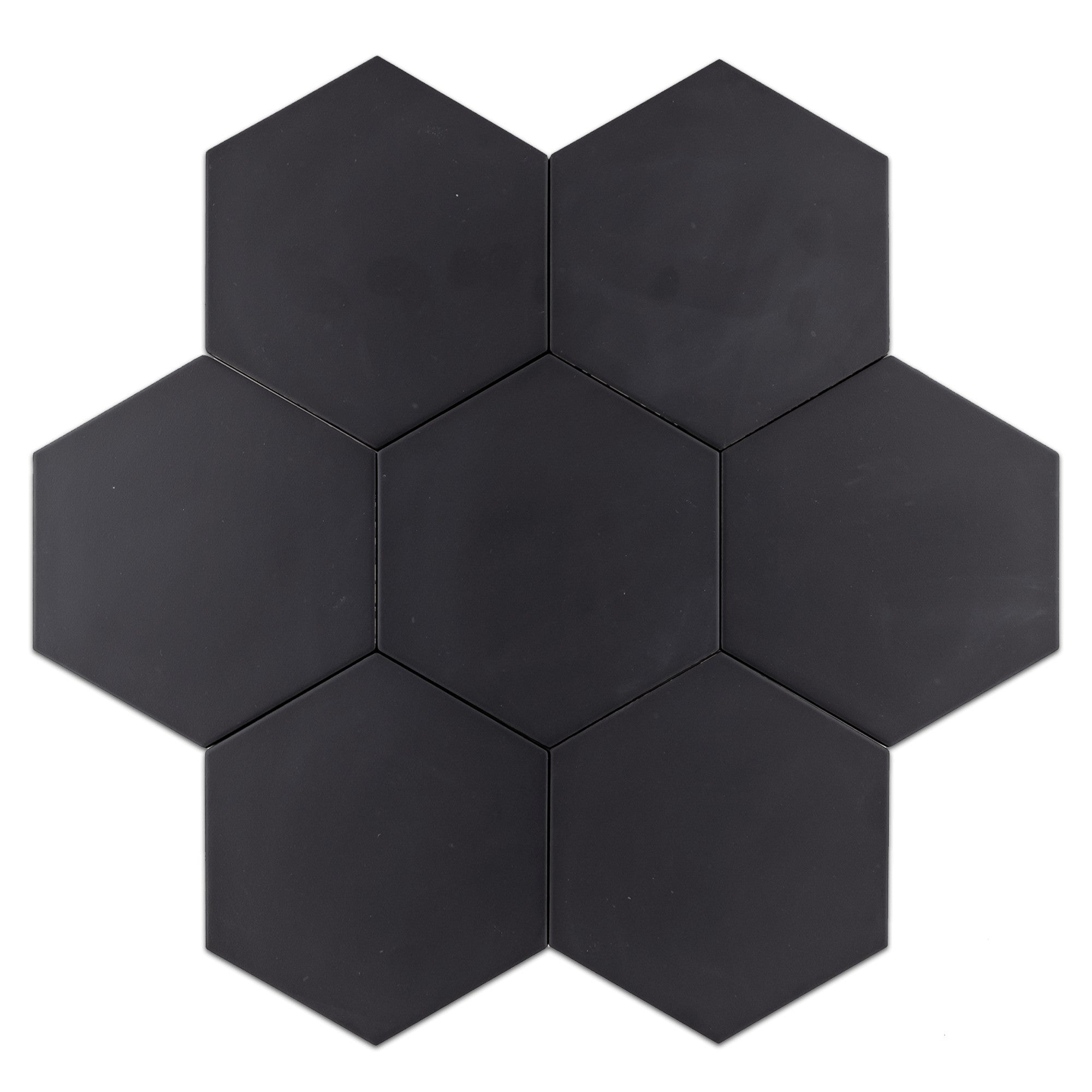 Elon Tile Hexagon Porcelain tile pattern swatch — available at Surface Group