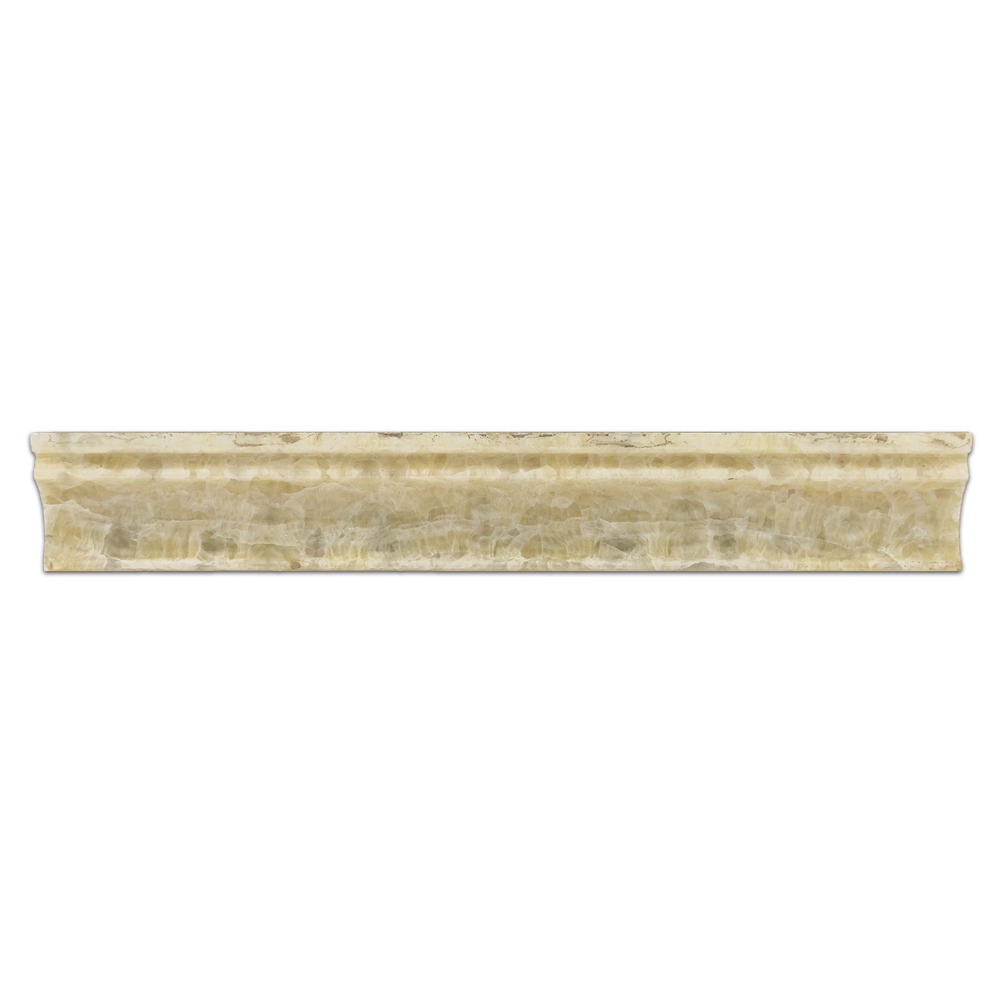Elon Tile Honey Onyx Molding tile — available at Surface Group