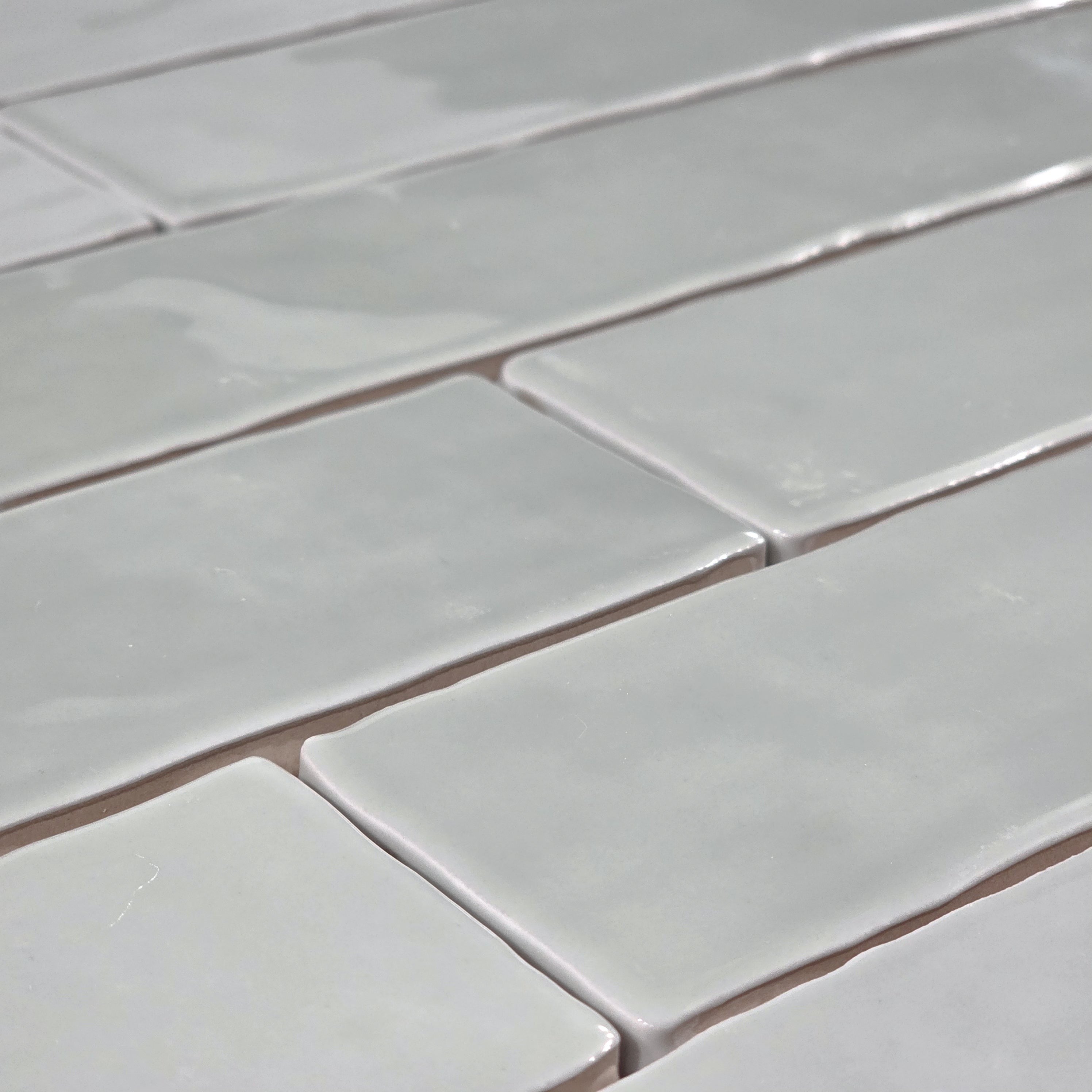 Elon Tile Lagos Mint tile arrangement — available at Surface Group