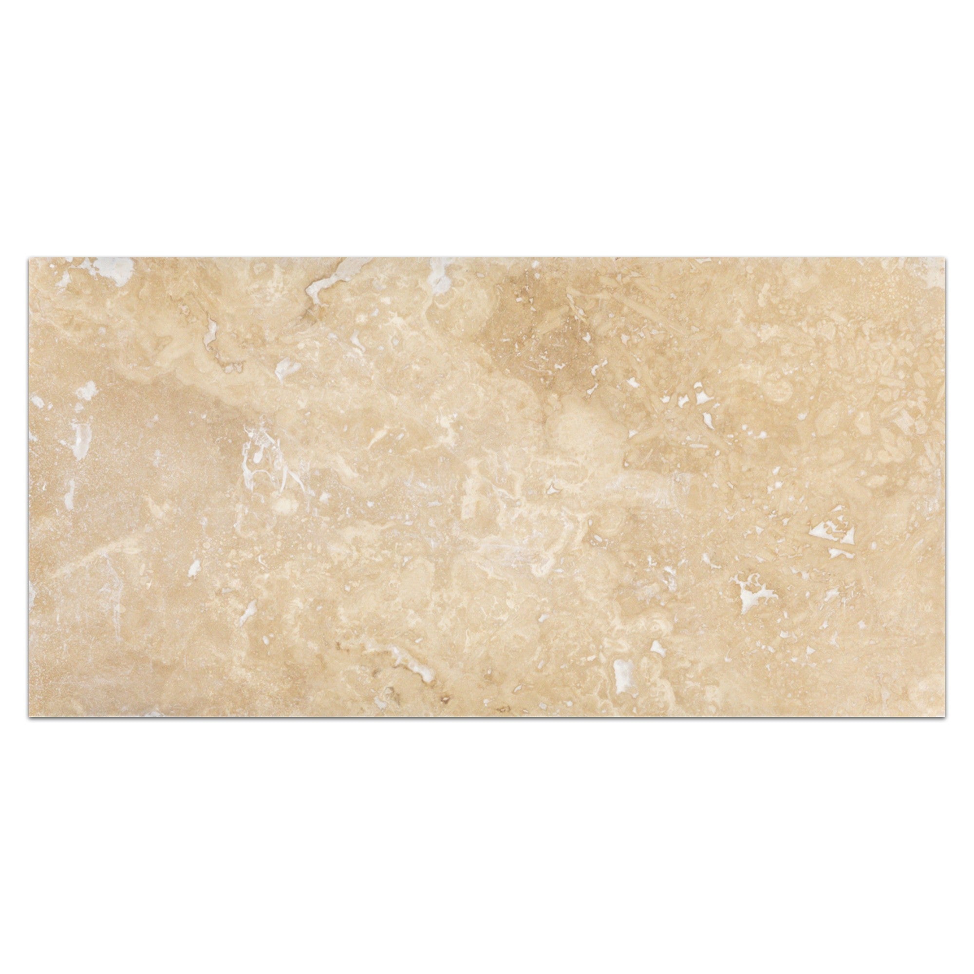 Elon Tile Light Ivory Travertine Field Tile tile — available at Surface Group