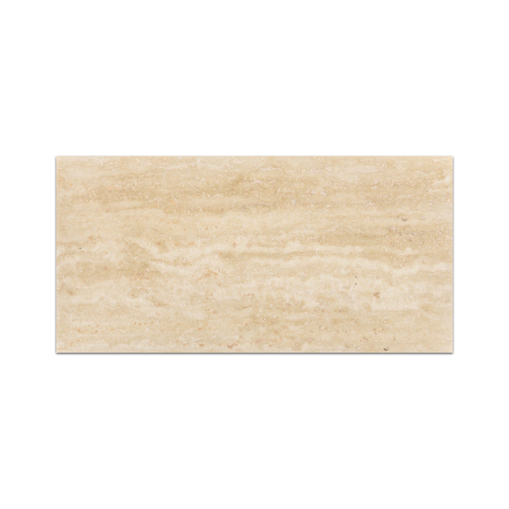 Elon Tile Light Ivory Travertine Field Tile tile — available at Surface Group