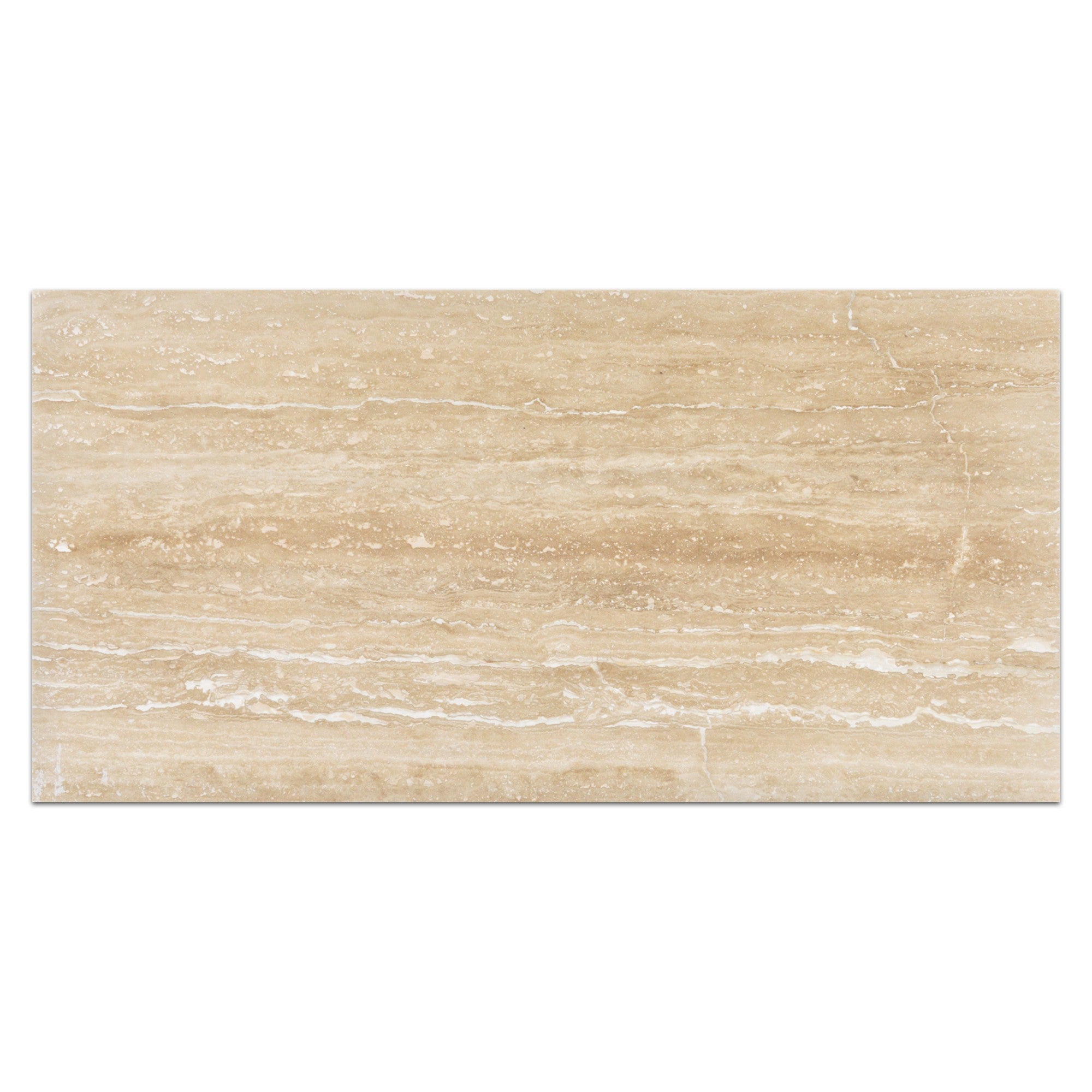 Elon Tile Light Ivory Travertine Field Tile tile — available at Surface Group