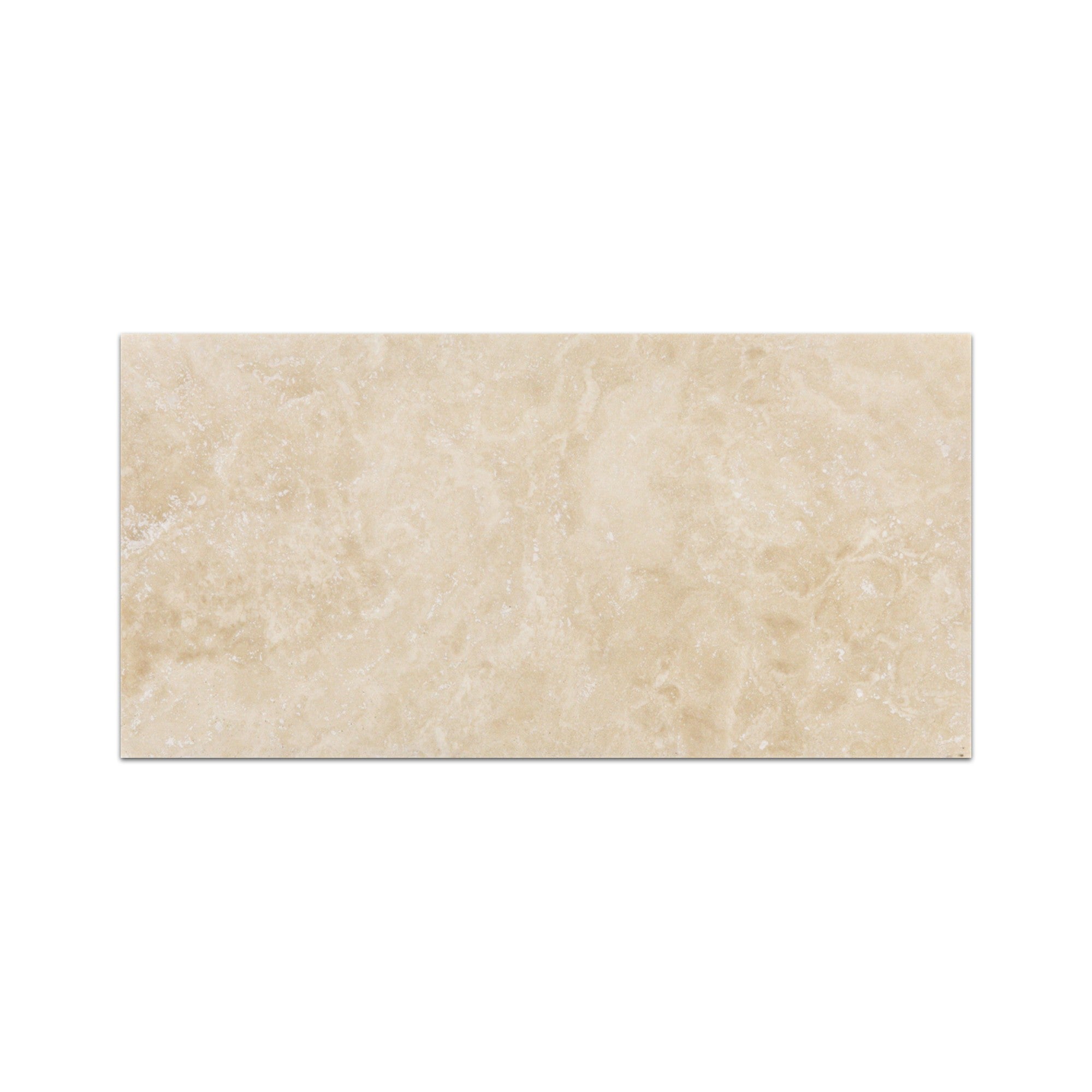 Elon Tile Light Ivory Travertine Field Tile tile — available at Surface Group