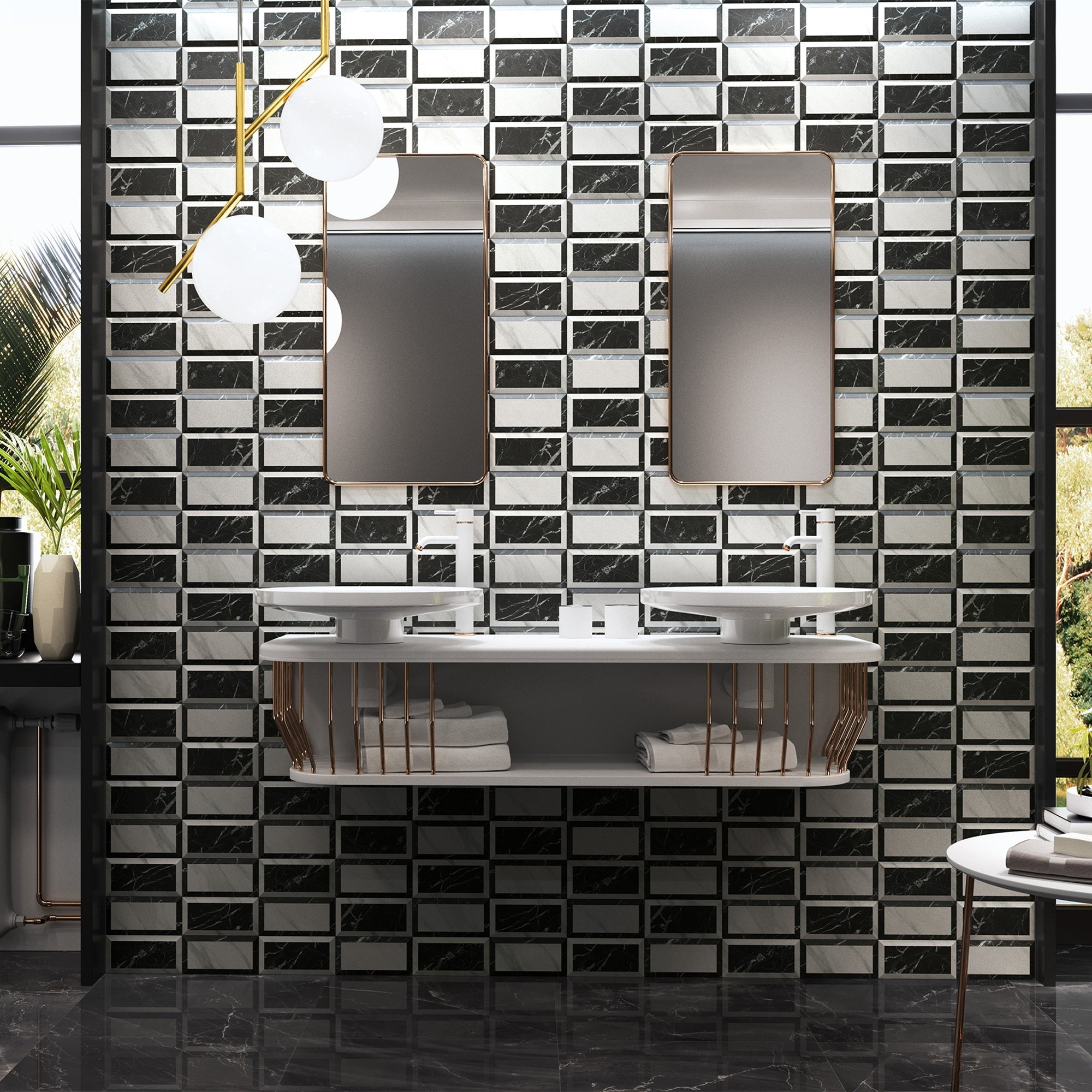 Elon Tile Metropolitan tile in a room setting — available at Surface Group