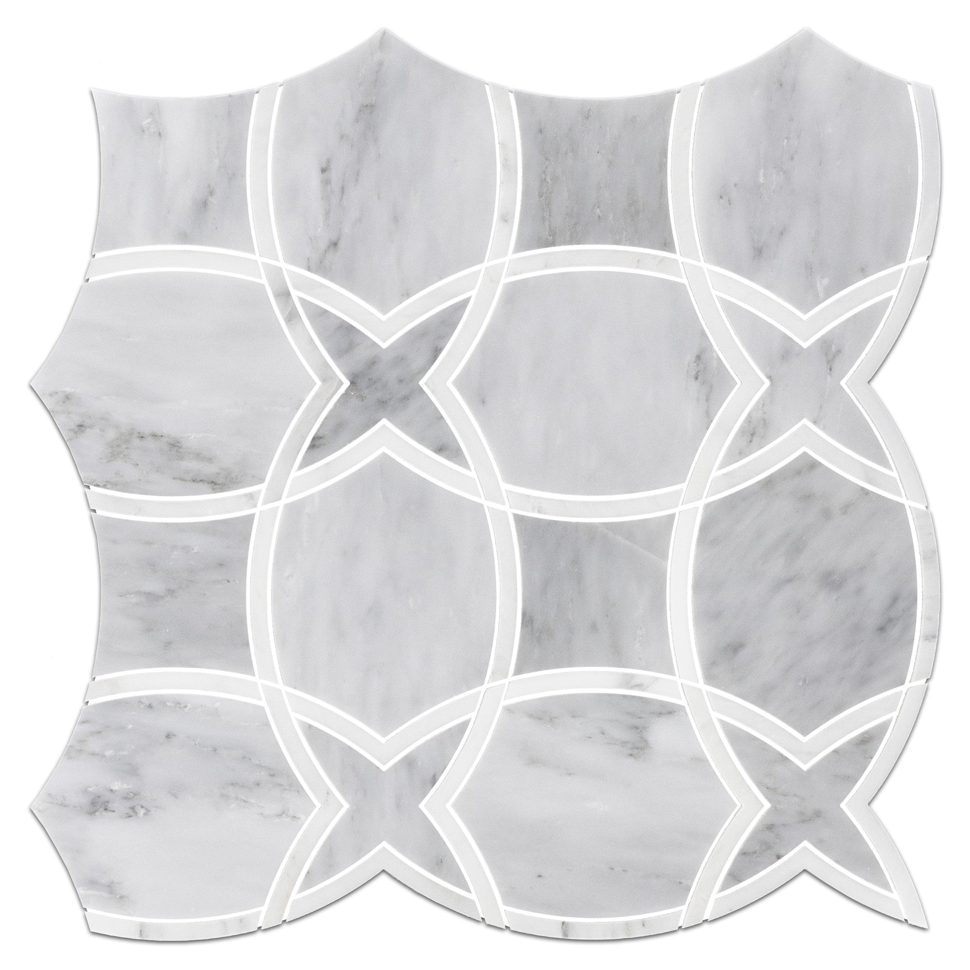 Elon Tile Mystic Gray Waterjet tile — available at Surface Group