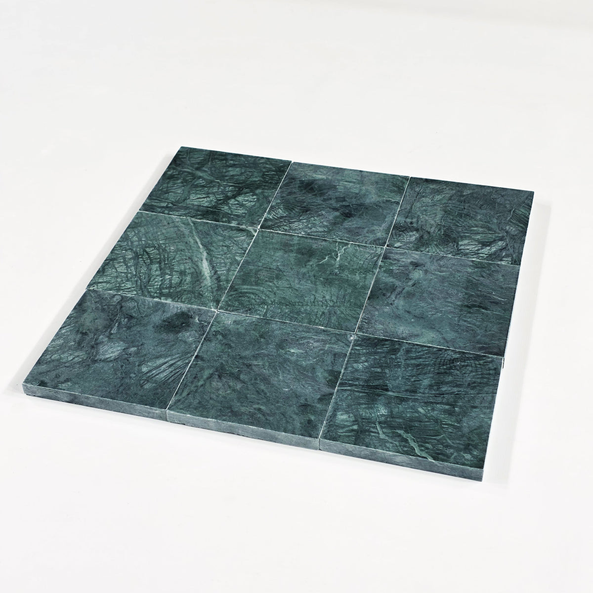 Elon Tile Notte Verde Field Tile tile arrangement — available at Surface Group