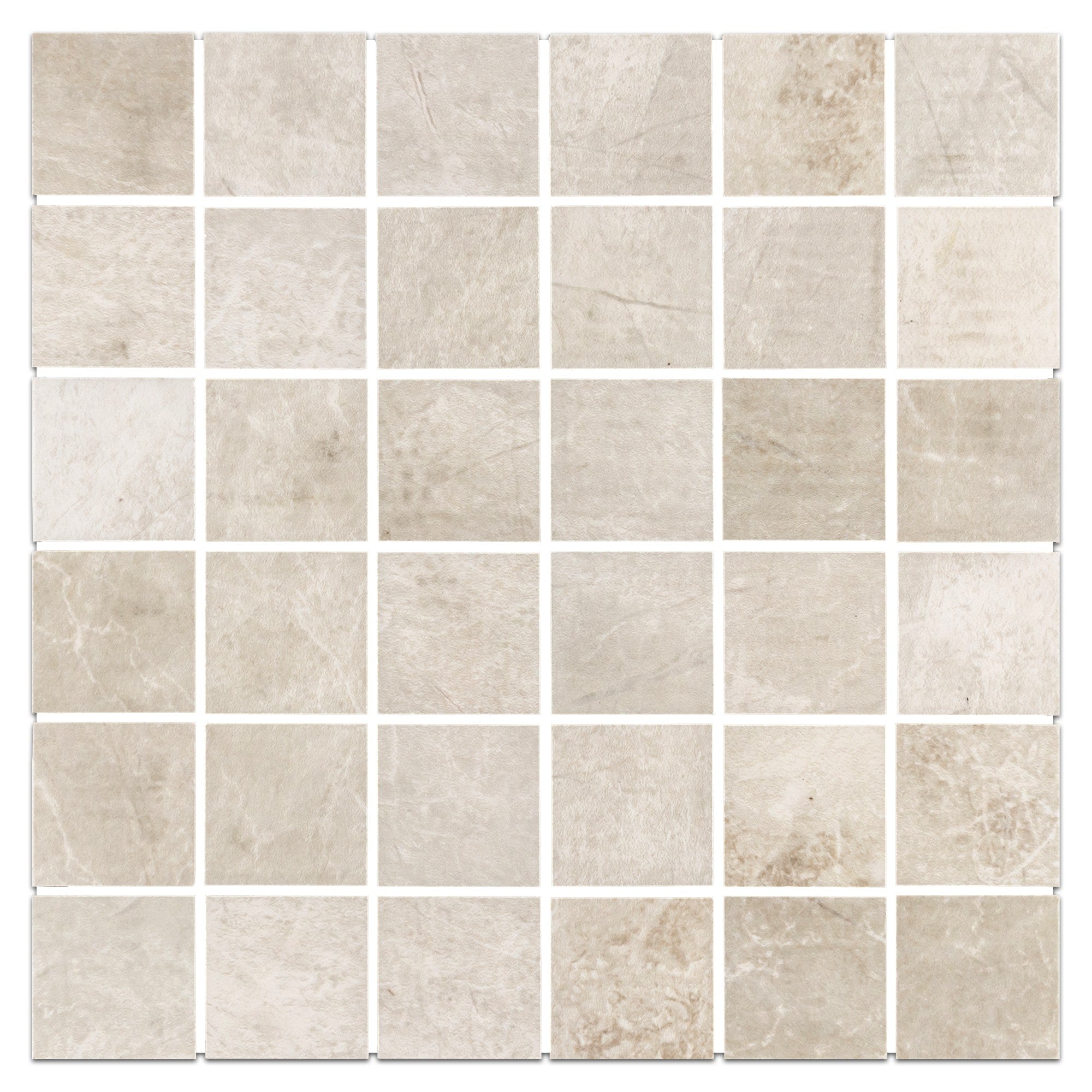 Elon Tile Nuance White Shell tile — available at Surface Group