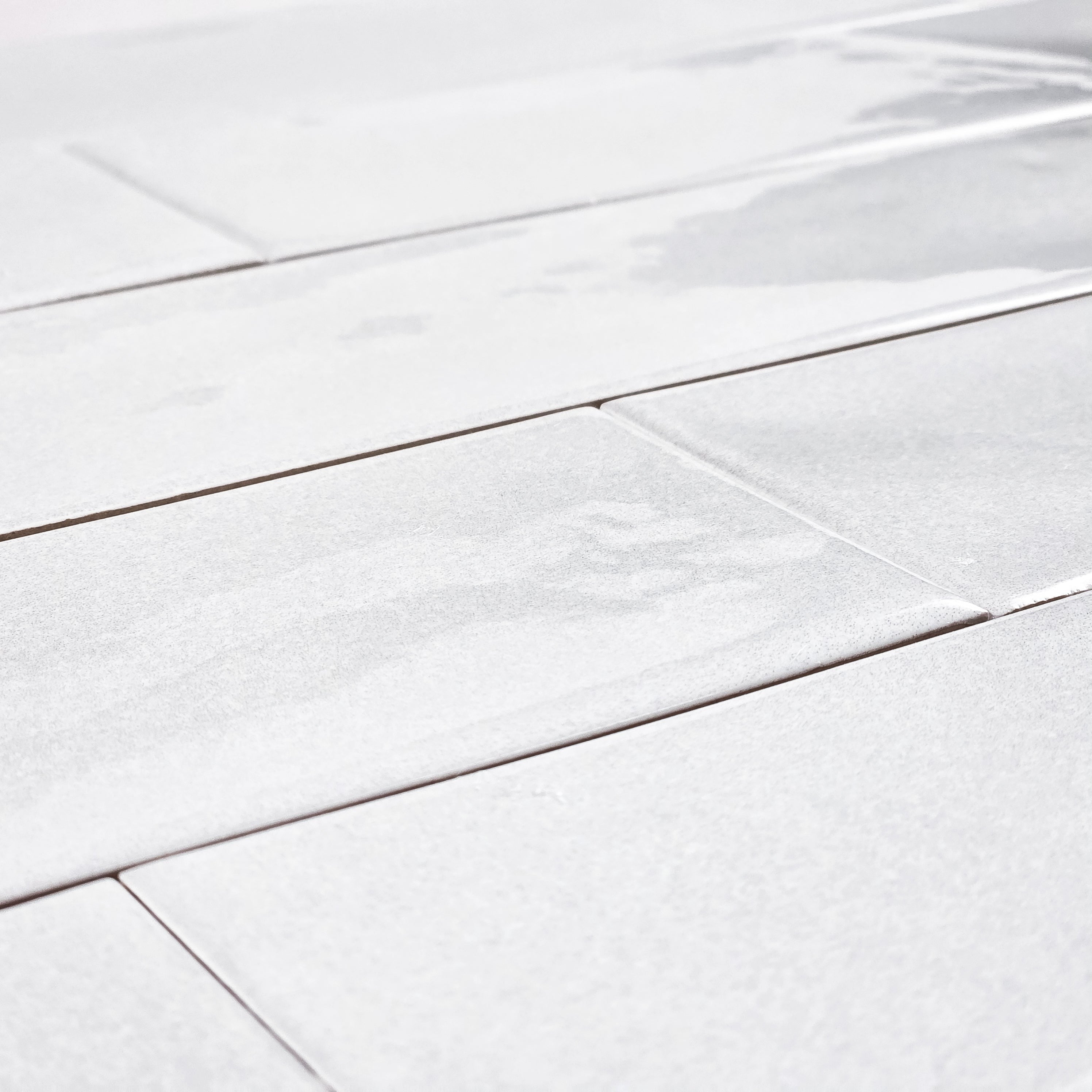 Elon Tile Opal White tile arrangement — available at Surface Group