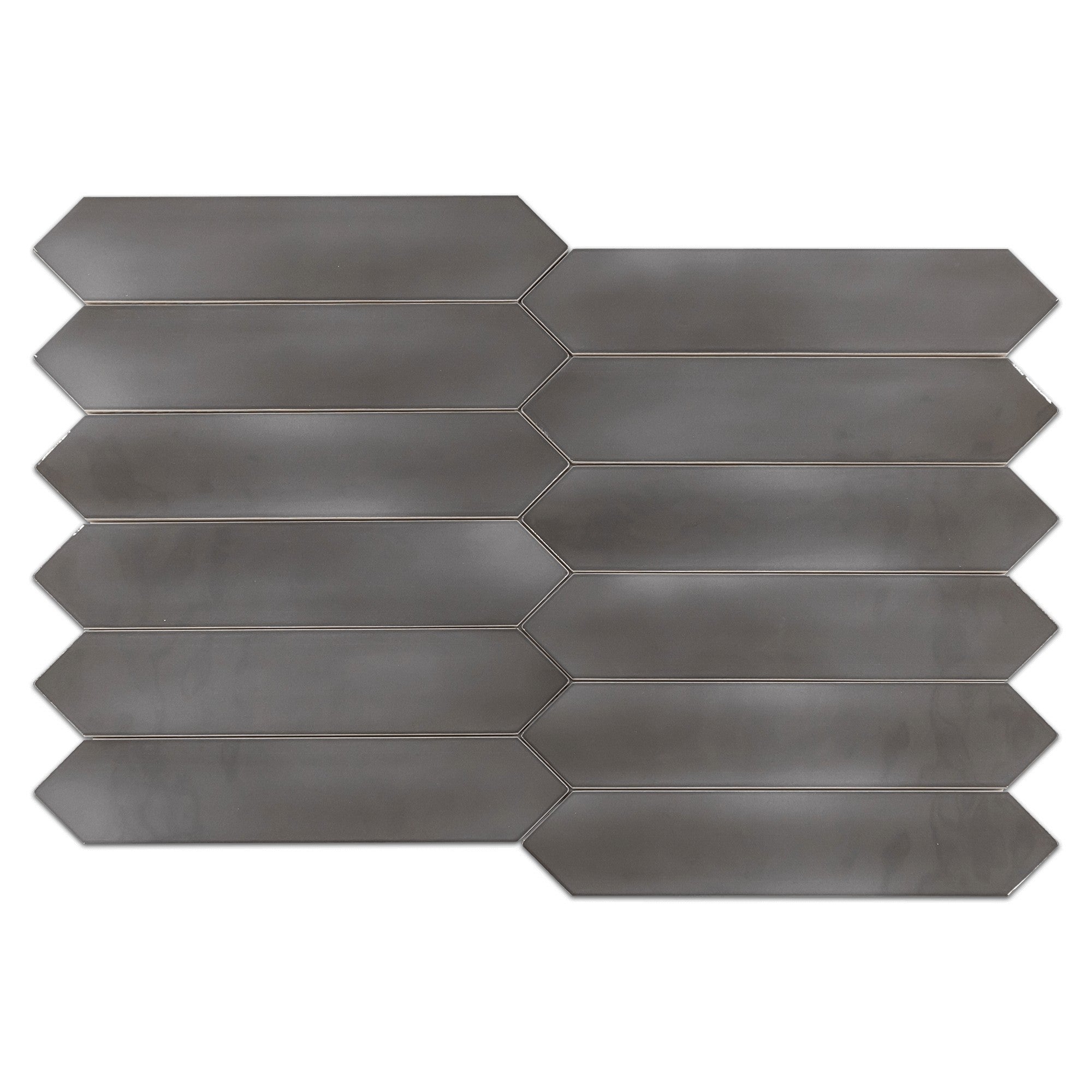 Elon Tile Optics Anthracite tile pattern swatch — available at Surface Group