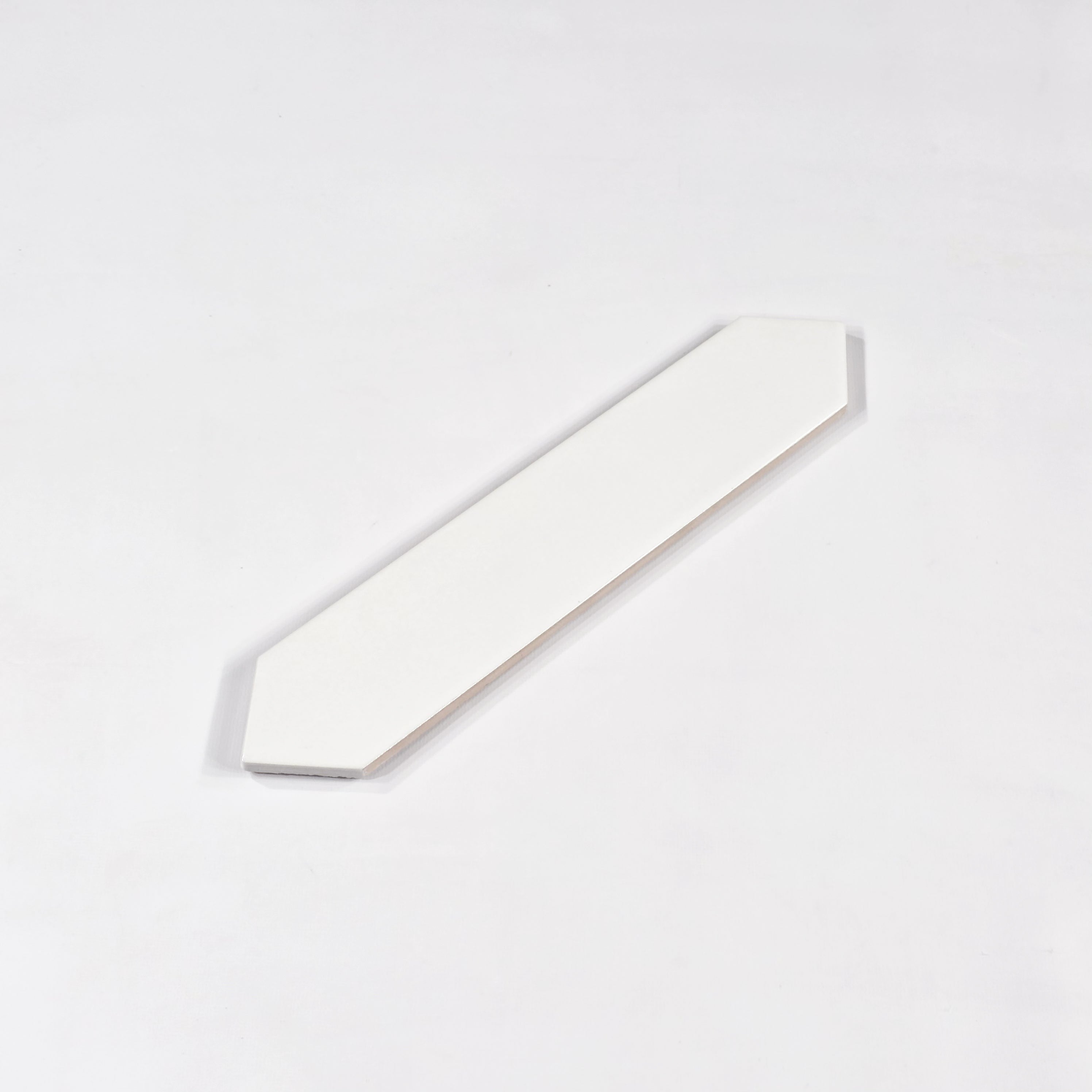 Elon Tile Optics White tile close-up view — available at Surface Group