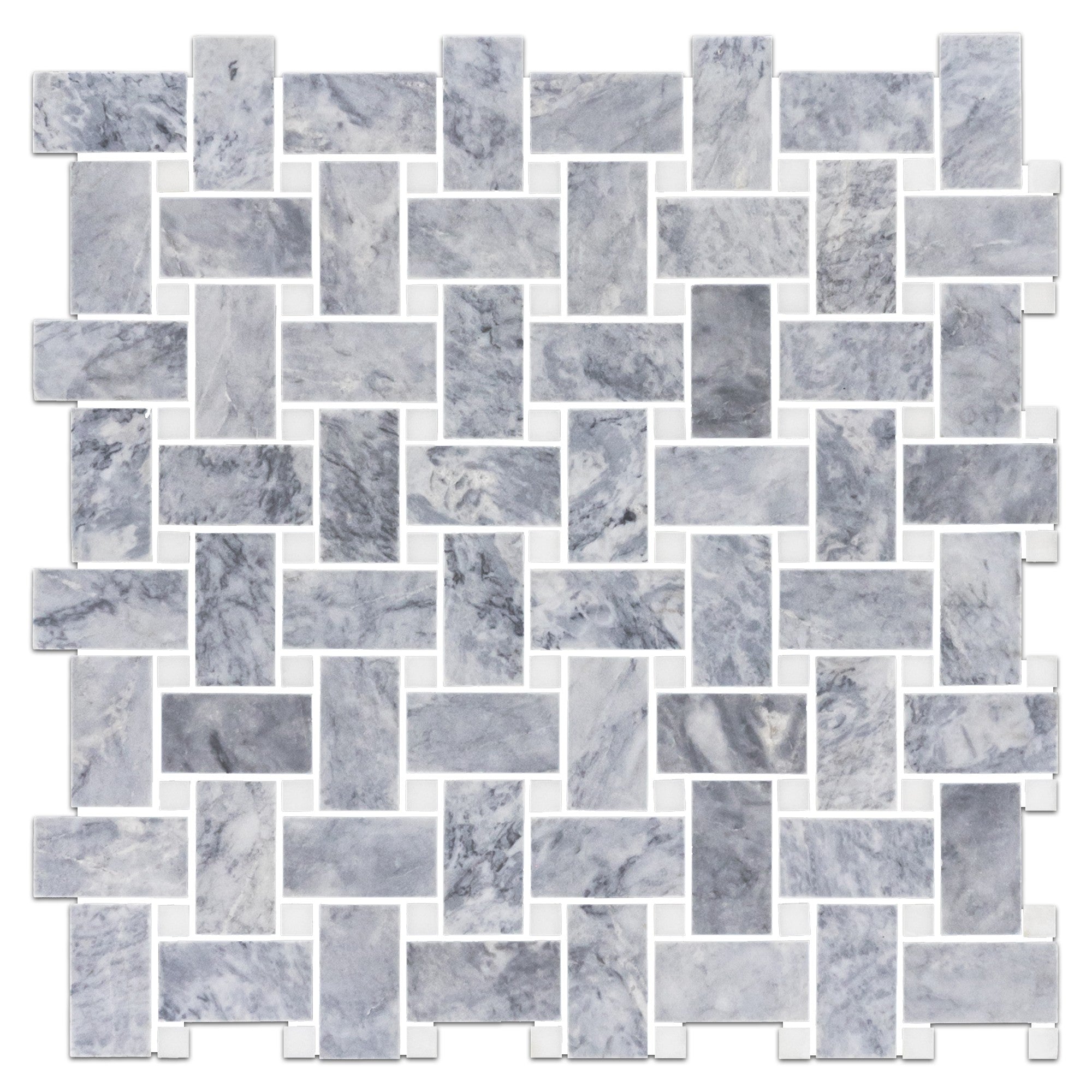 Elon Tile Pacific Gray Mosaic tile — available at Surface Group