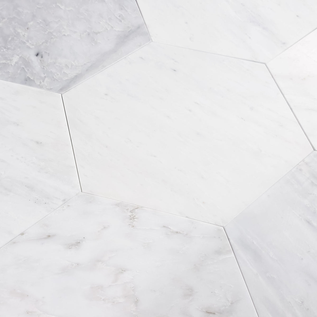 Elon Tile Pearl White Field Tile tile arrangement — available at Surface Group