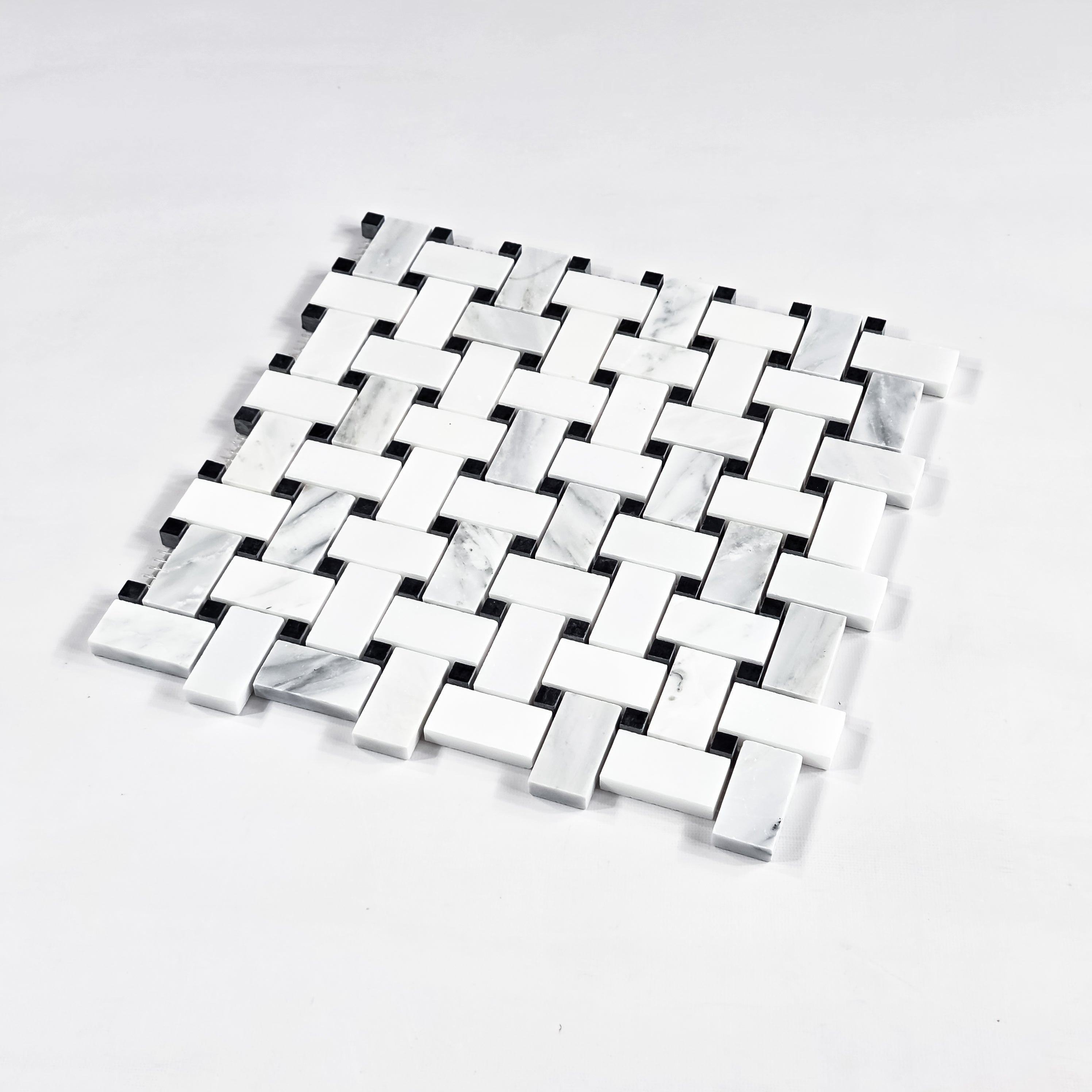 Elon Tile Basketweave tile close-up view — available at Surface Group
