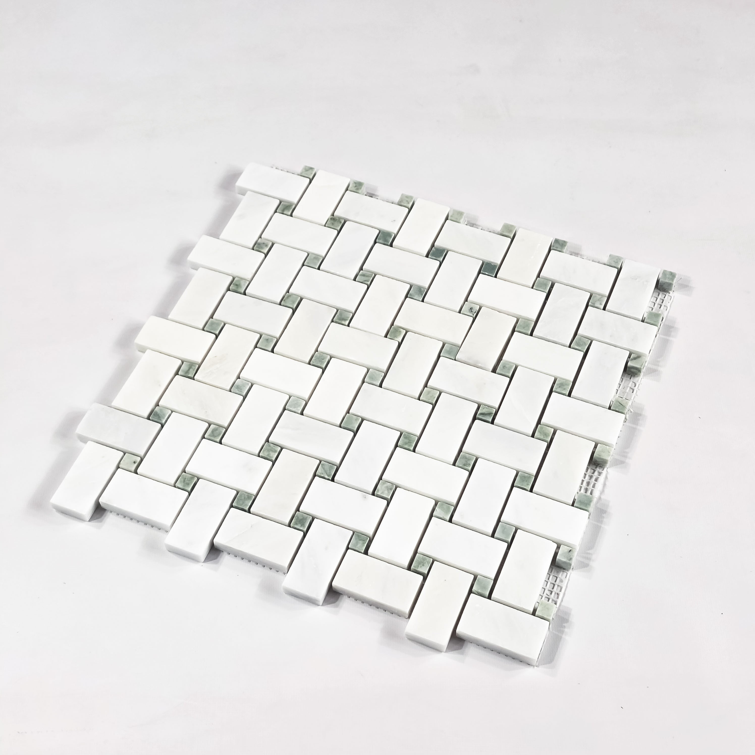 Elon Tile Basketweave tile close-up view — available at Surface Group
