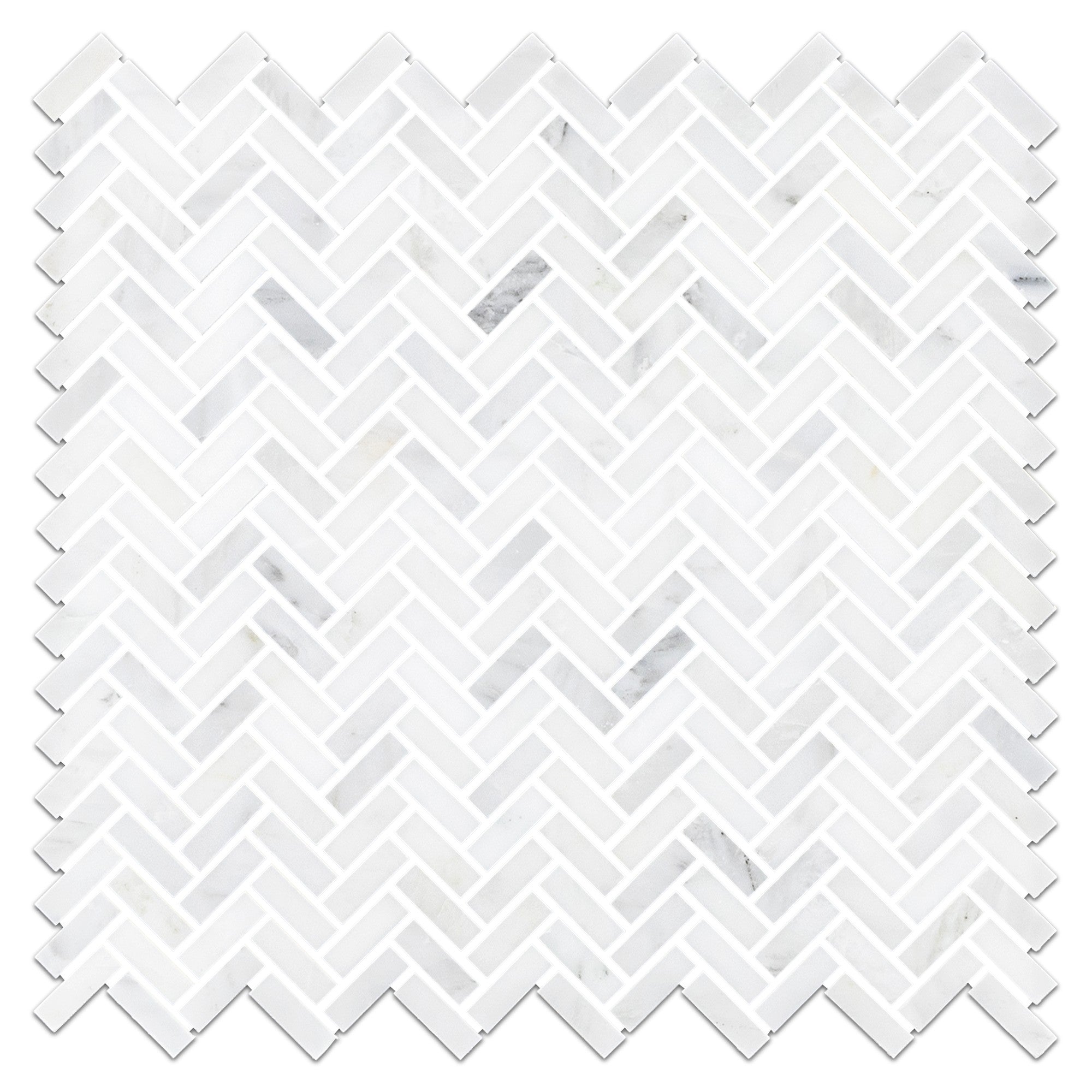 Elon Tile Pearl White Mosaic tile — available at Surface Group