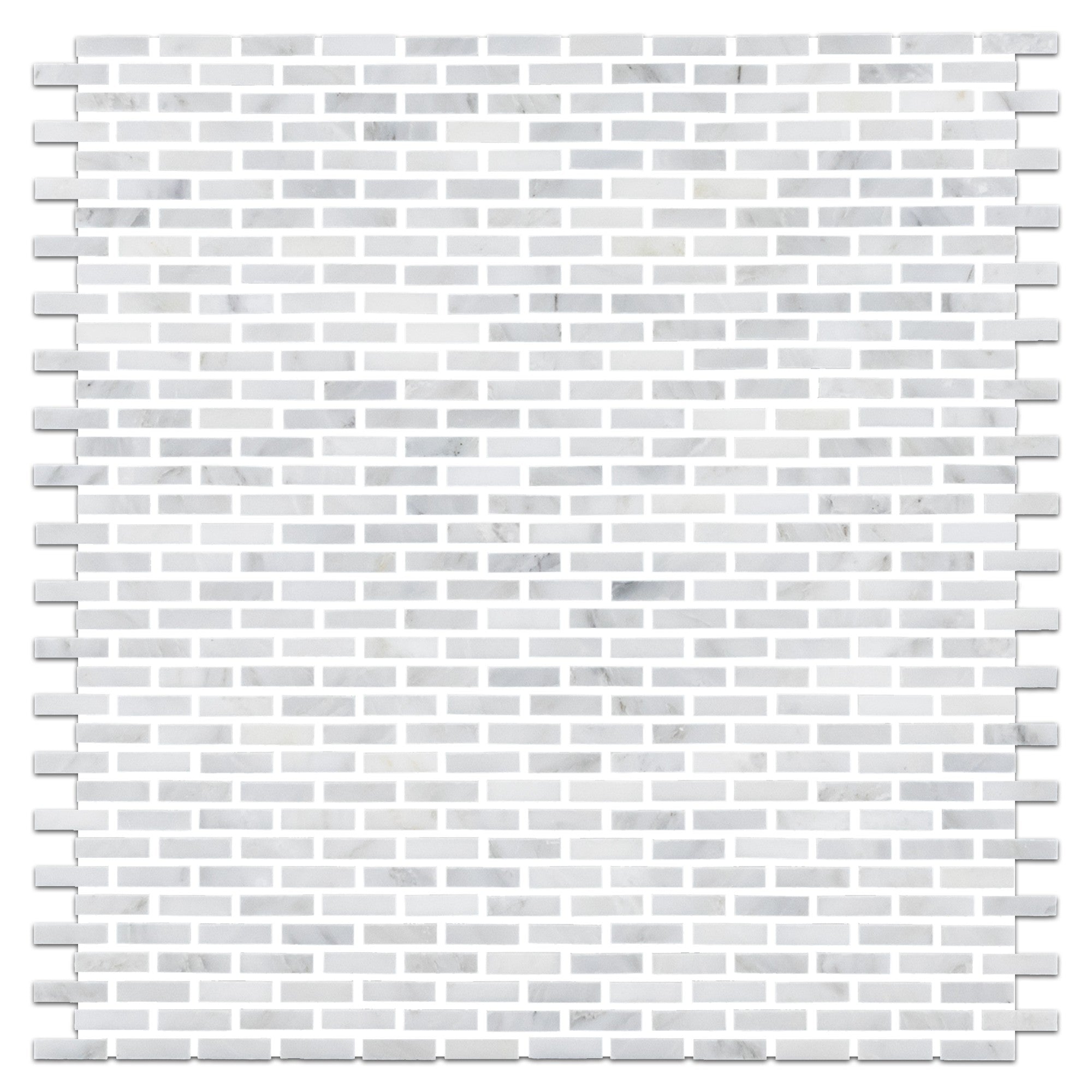 Elon Tile Pearl White Mosaic tile — available at Surface Group