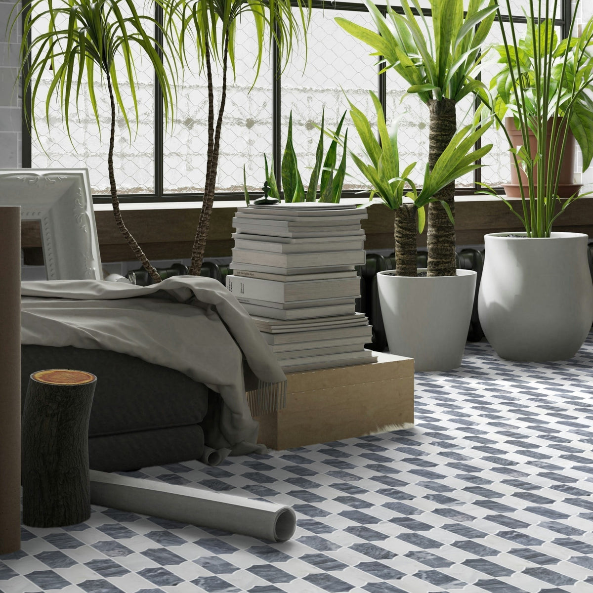 Elon Tile Regalia tile in a room setting — available at Surface Group