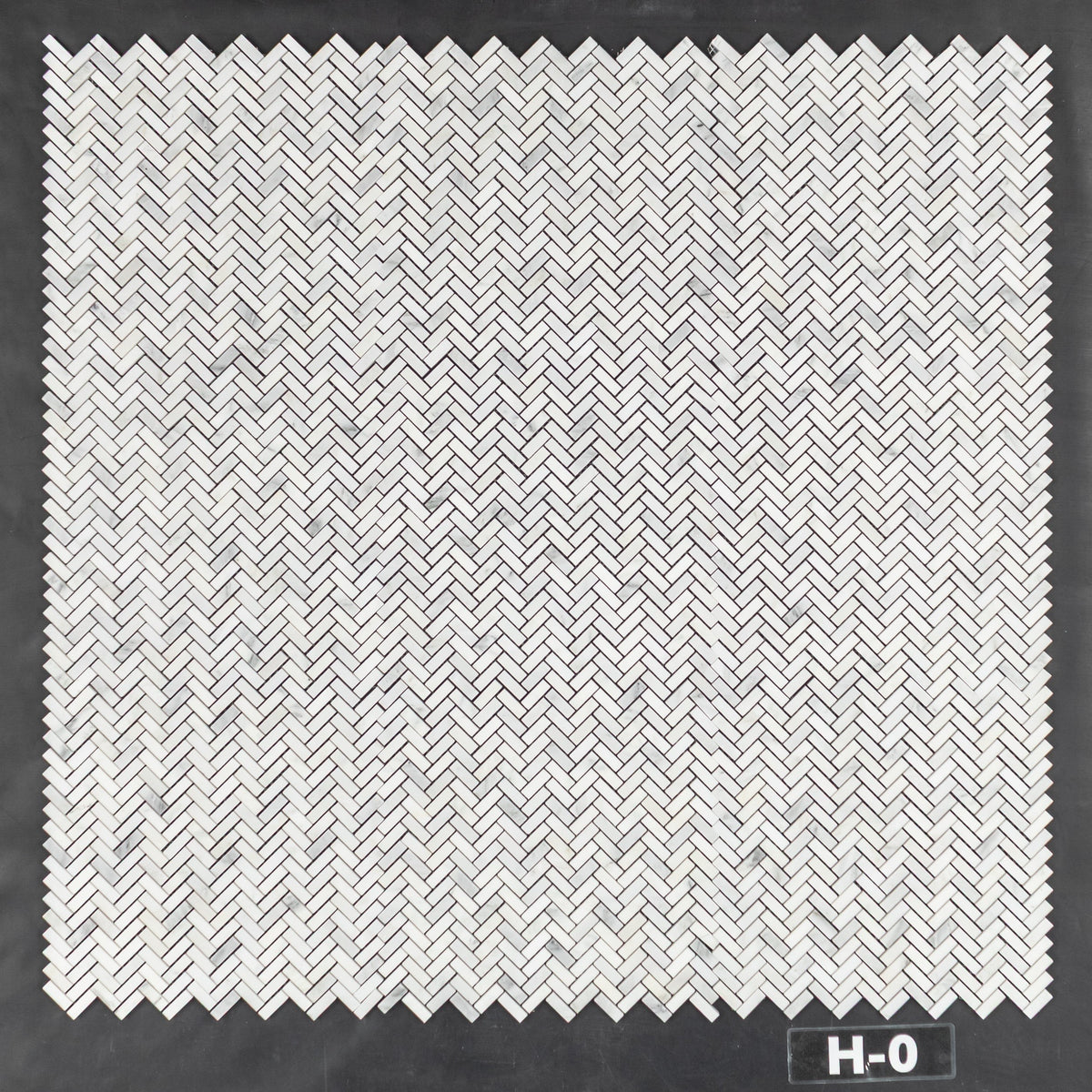 Elon Tile Pearl White Mosaic tile pattern swatch — available at Surface Group