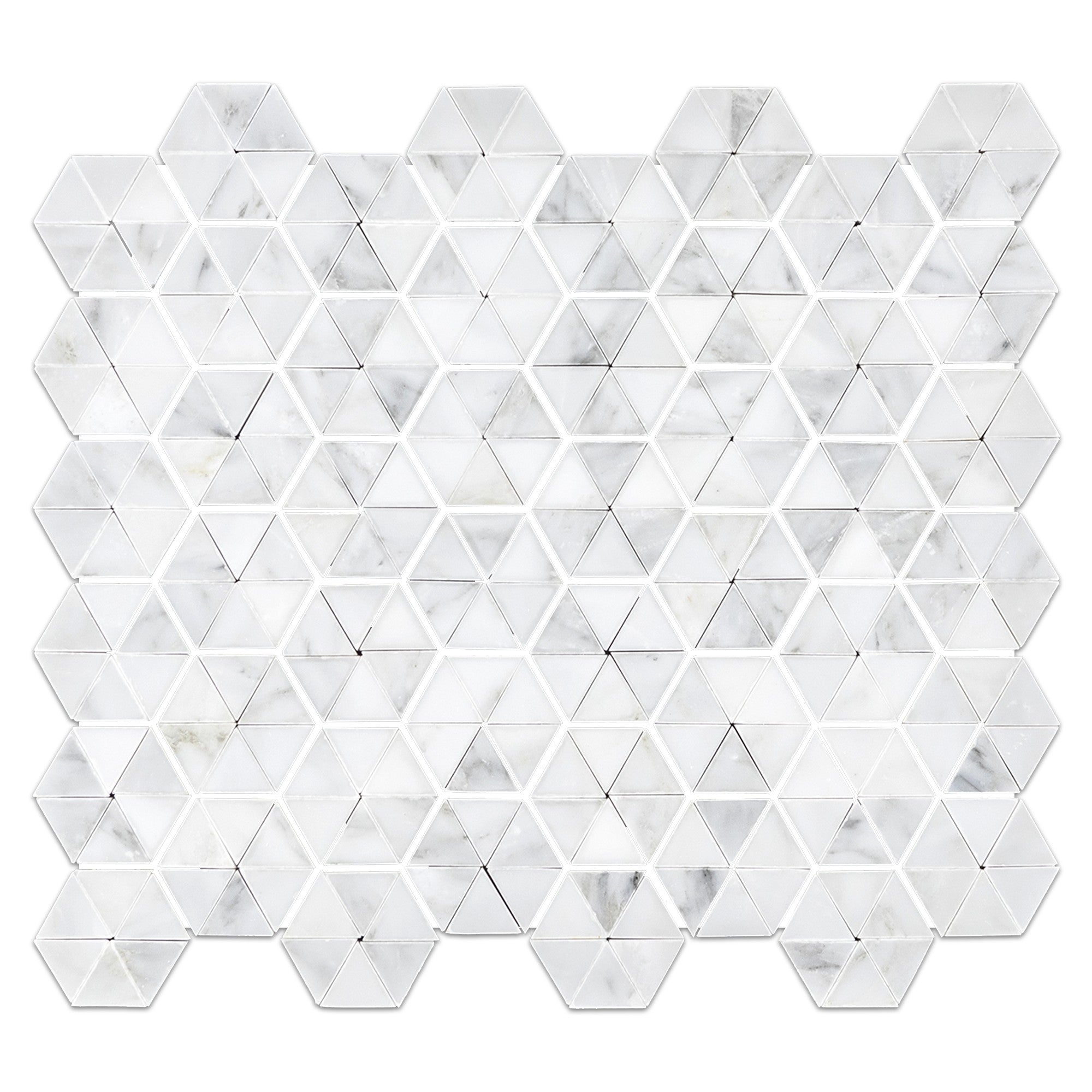 Elon Tile Pearl White Mosaic tile — available at Surface Group