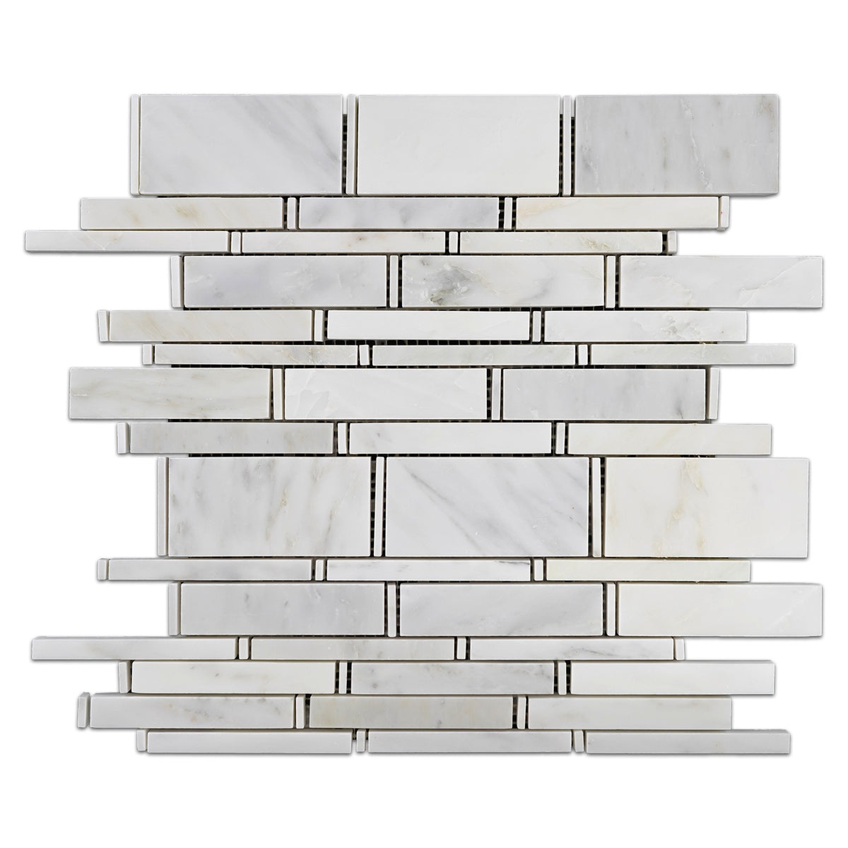 Elon Tile Pearl White Mosaic tile — available at Surface Group