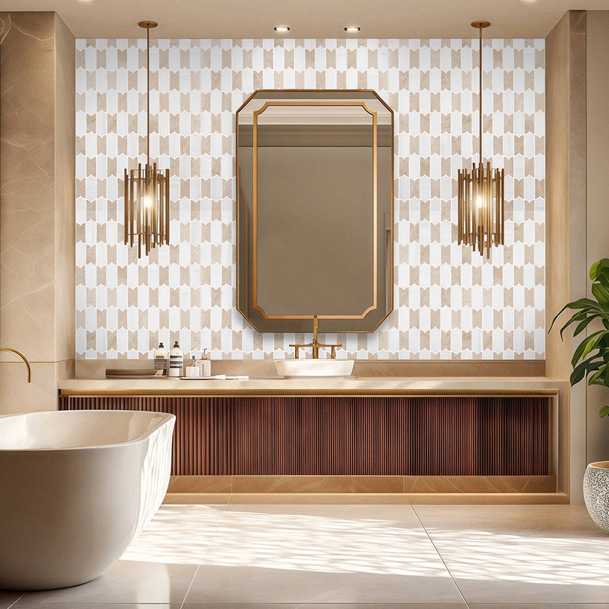 Elon Tile Regalia tile in a room setting — available at Surface Group