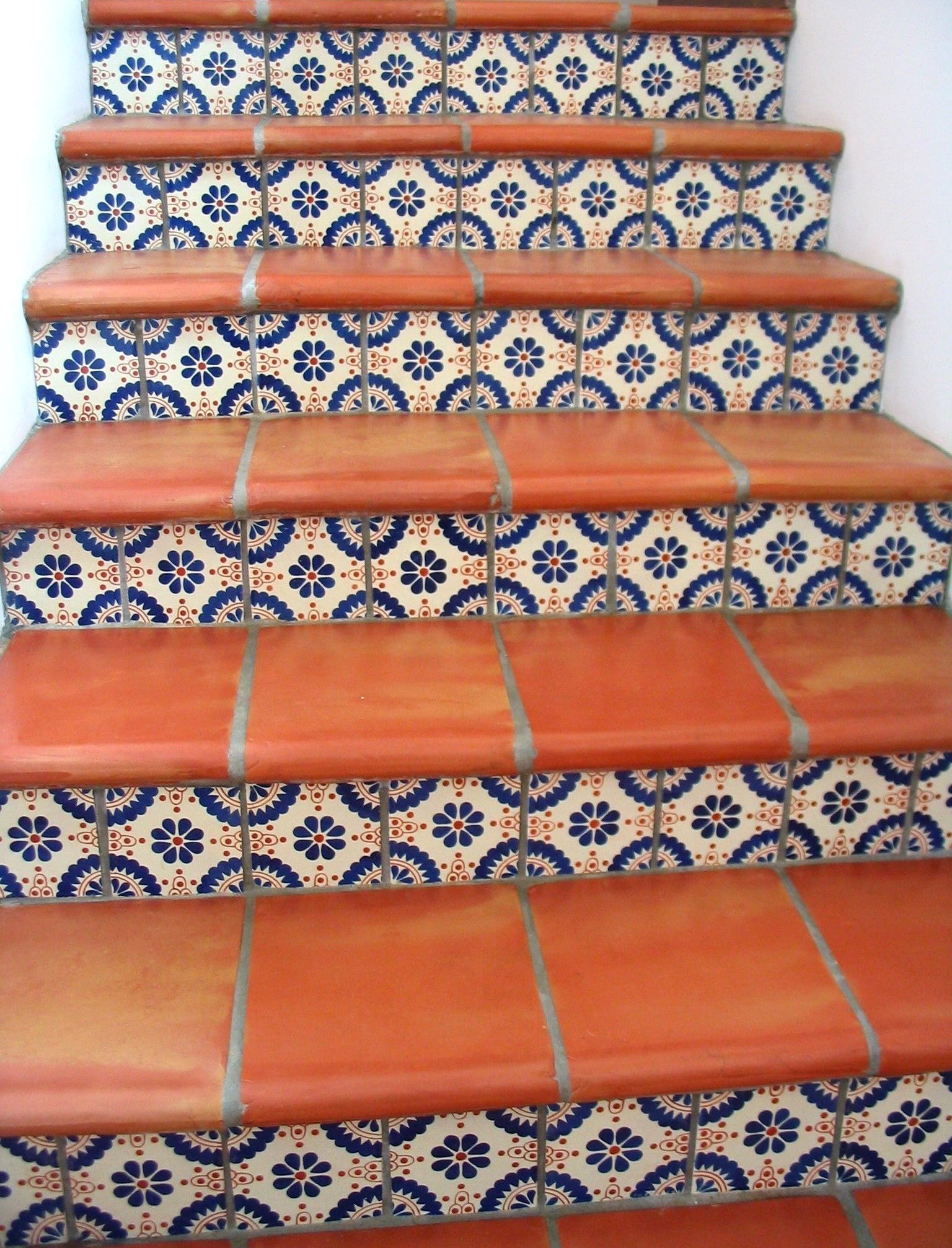 Elon Tile Saltillo Terracotta tile in a room setting — available at Surface Group