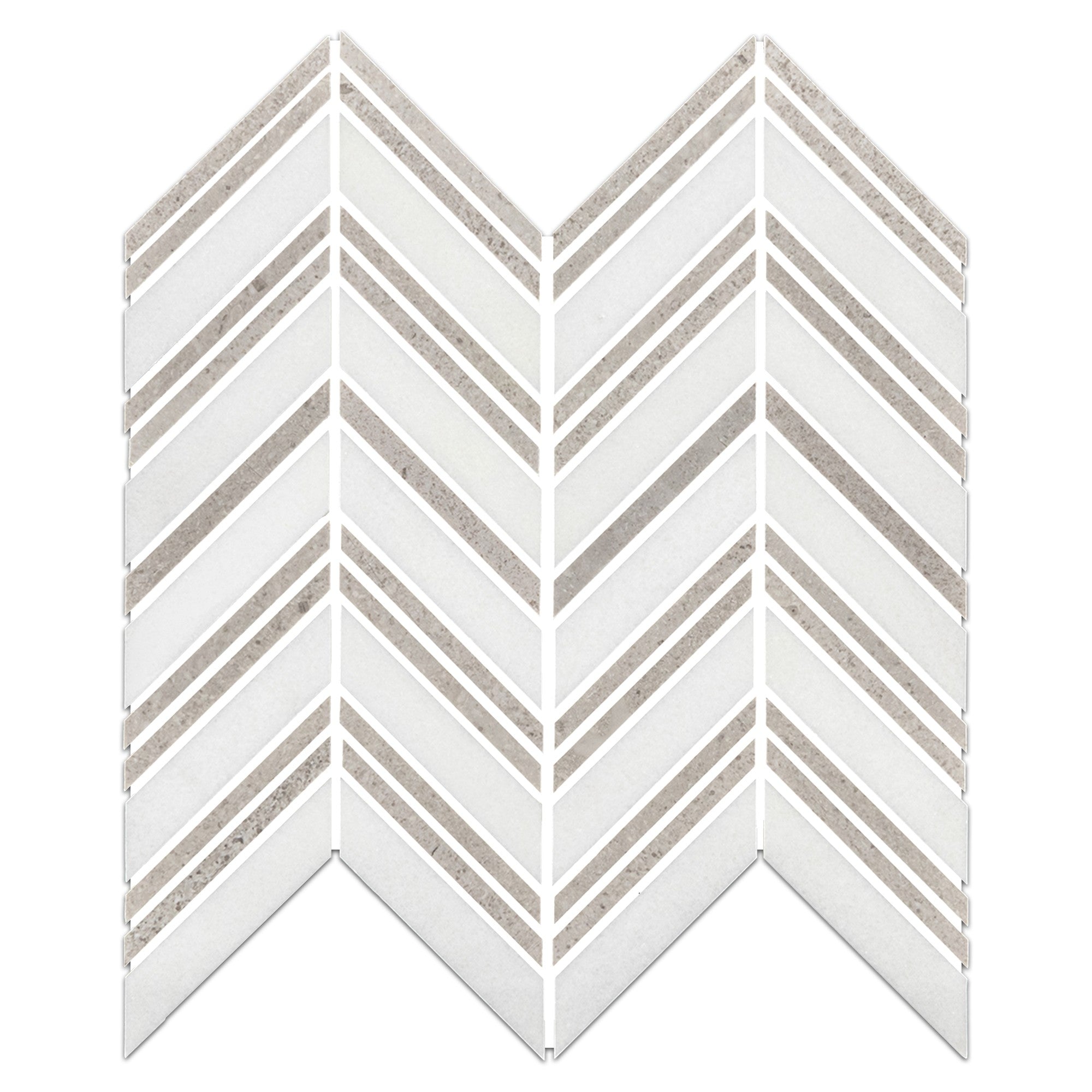 Elon Tile Chevron tile — available at Surface Group