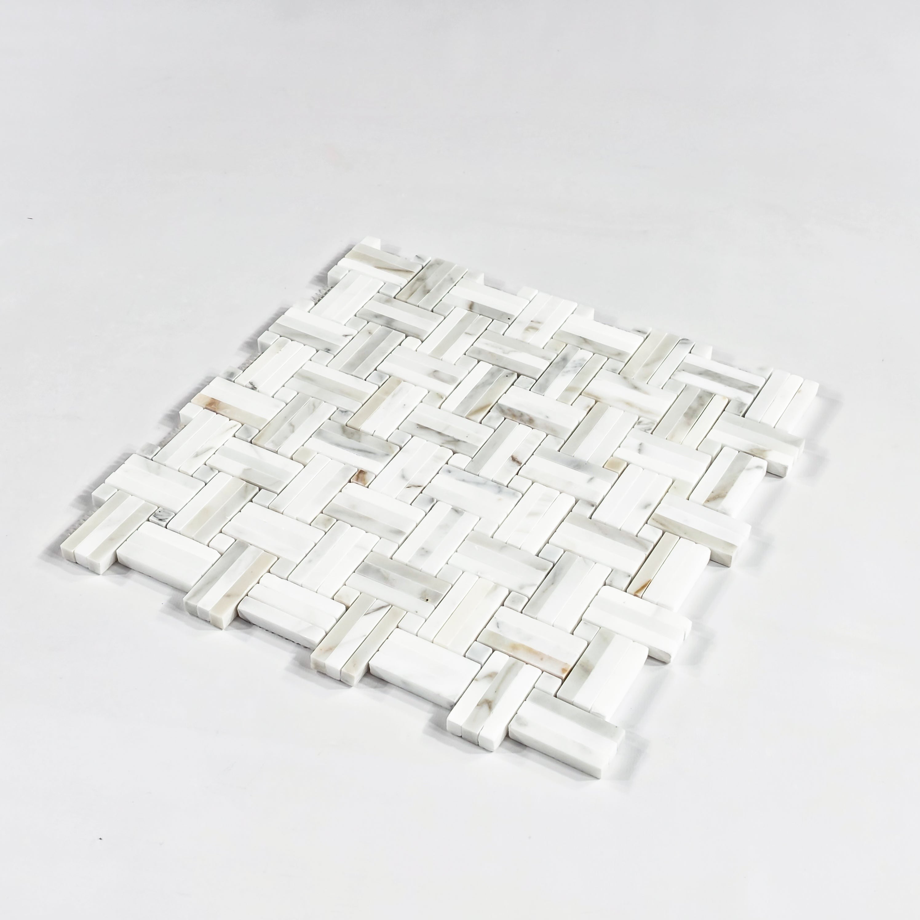 Elon Tile Tri-Weave tile close-up view — available at Surface Group