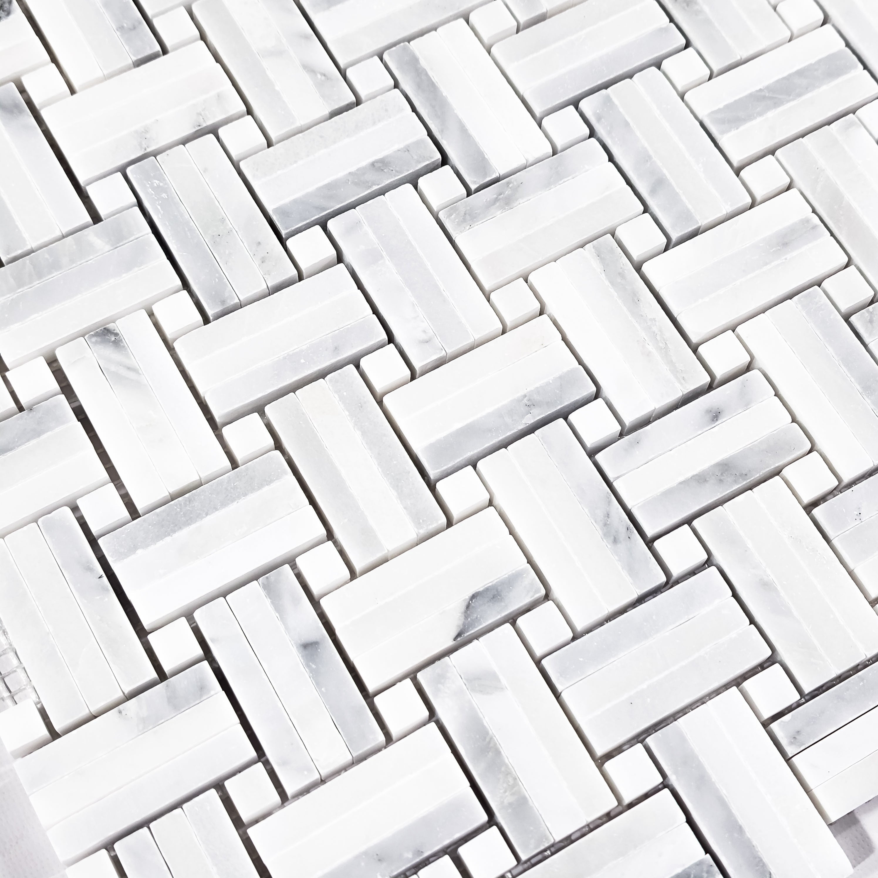 Elon Tile Tri-Weave tile arrangement — available at Surface Group