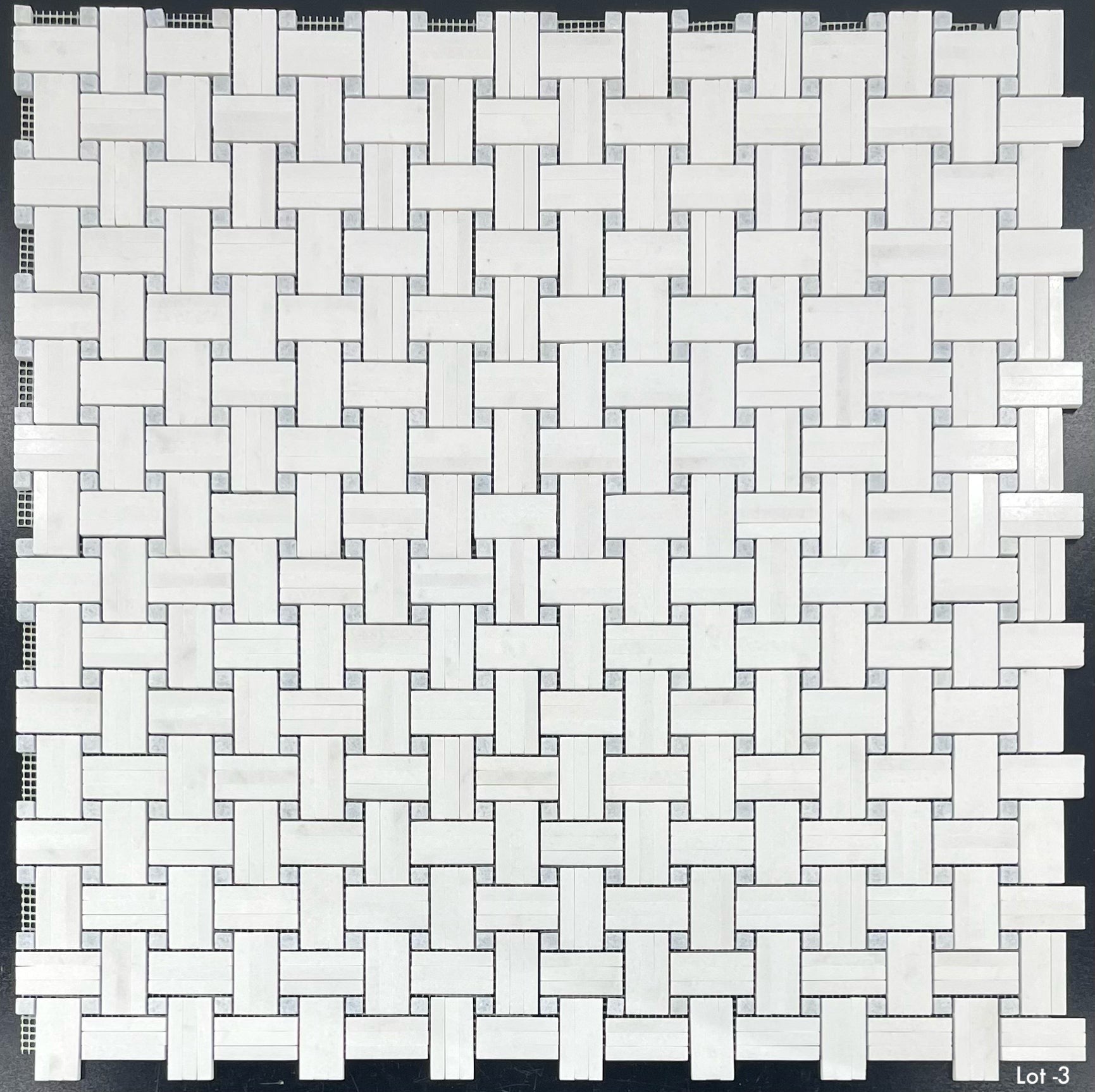 Elon Tile Tri-Weave tile pattern swatch — available at Surface Group