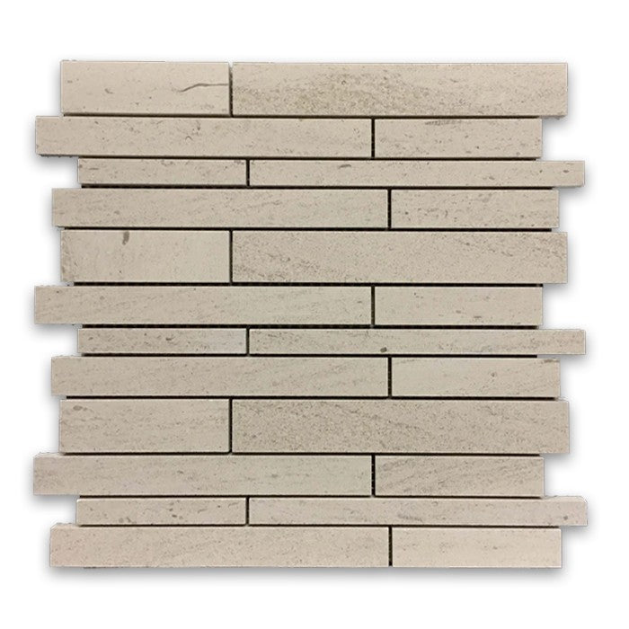 Elon Tile Vague De Fleurs European Limestone Mosaic tile — available at Surface Group