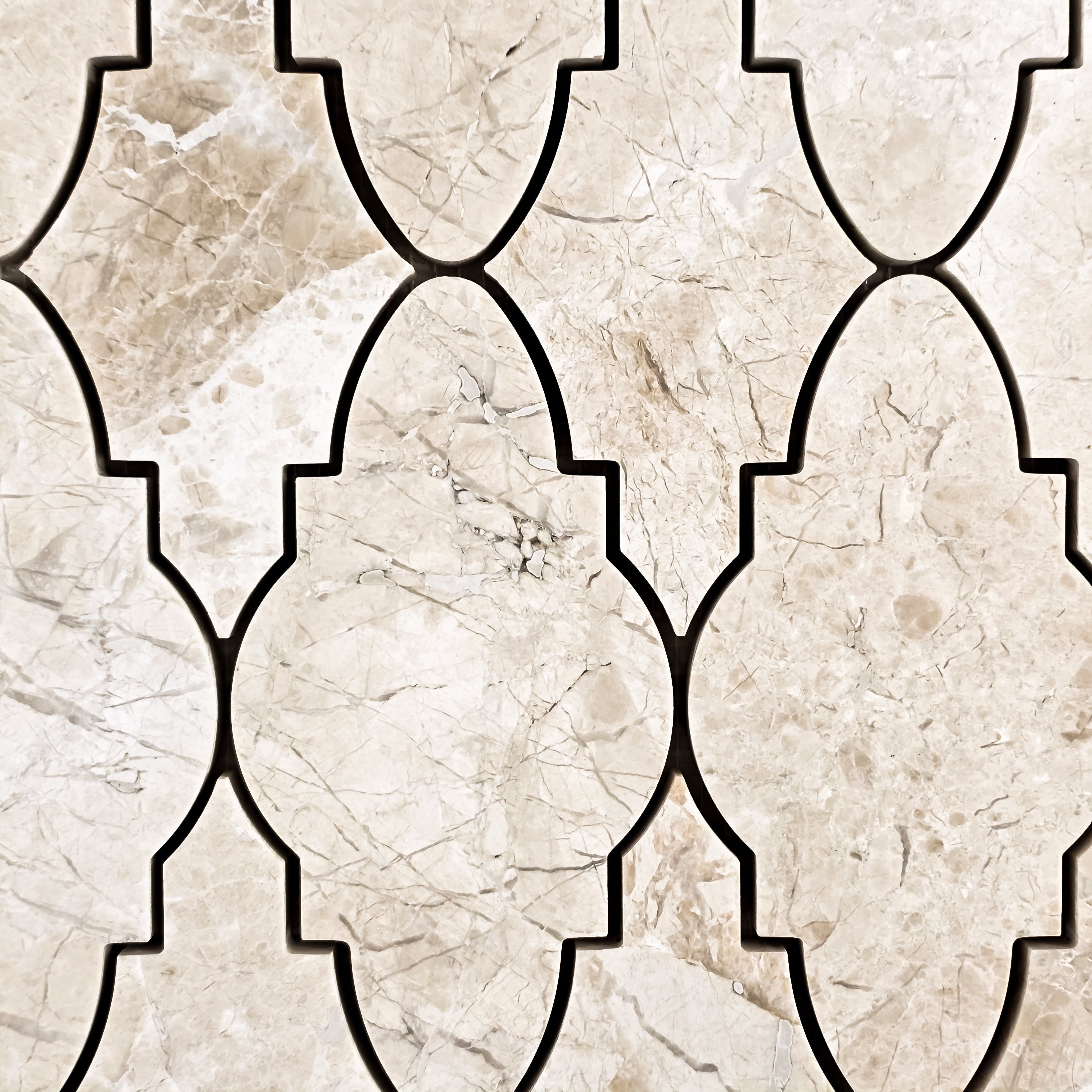 Elon Tile Vanilla Royale Mosaic tile — available at Surface Group