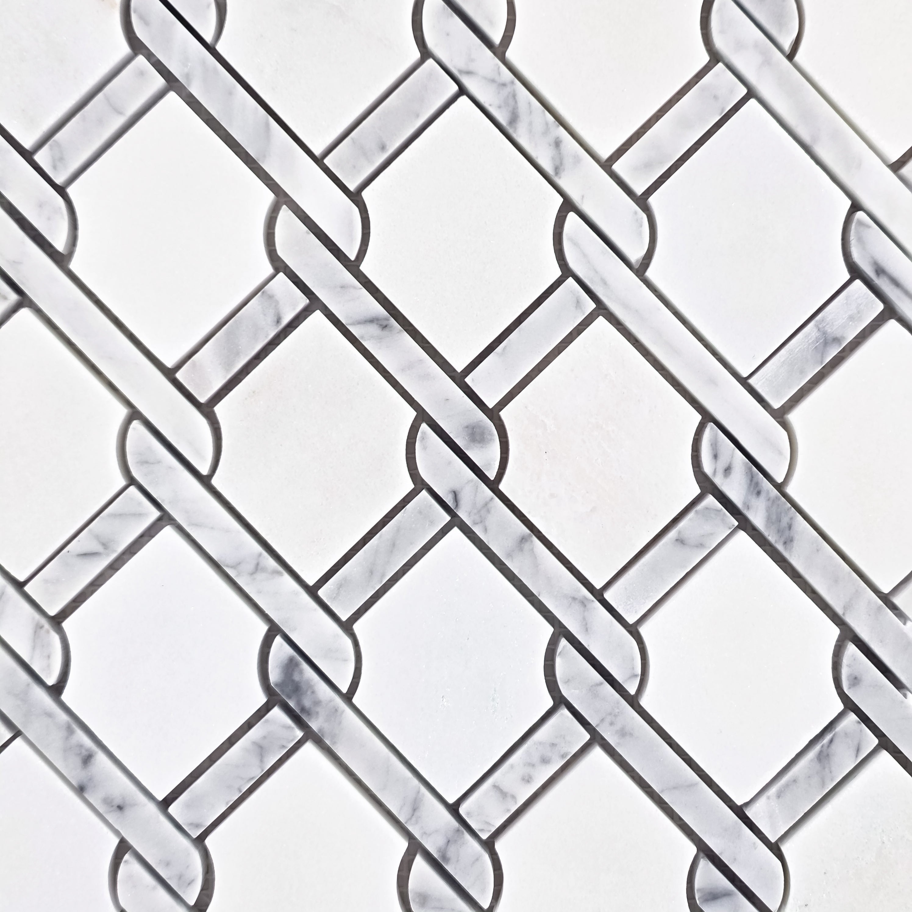 Elon Tile White Absolute tile — available at Surface Group