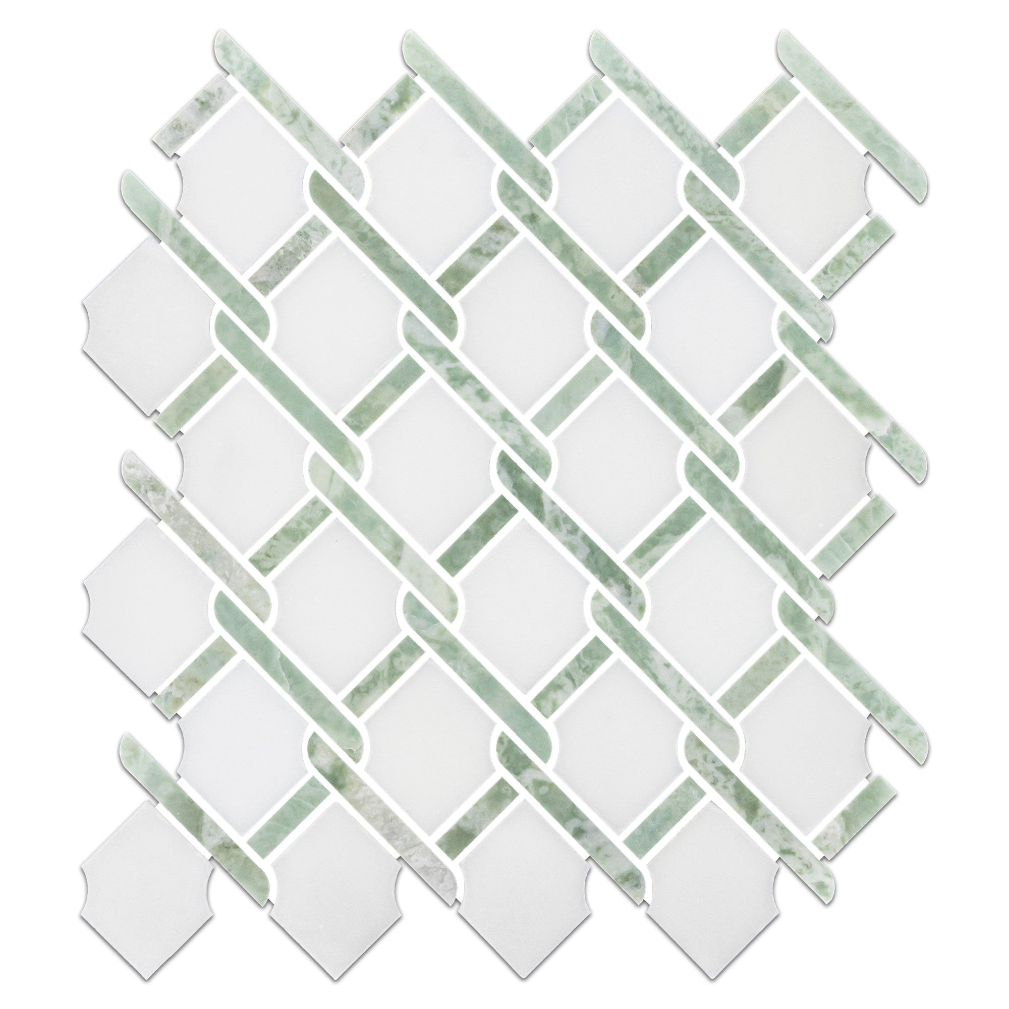 Elon Tile White Absolute tile — available at Surface Group