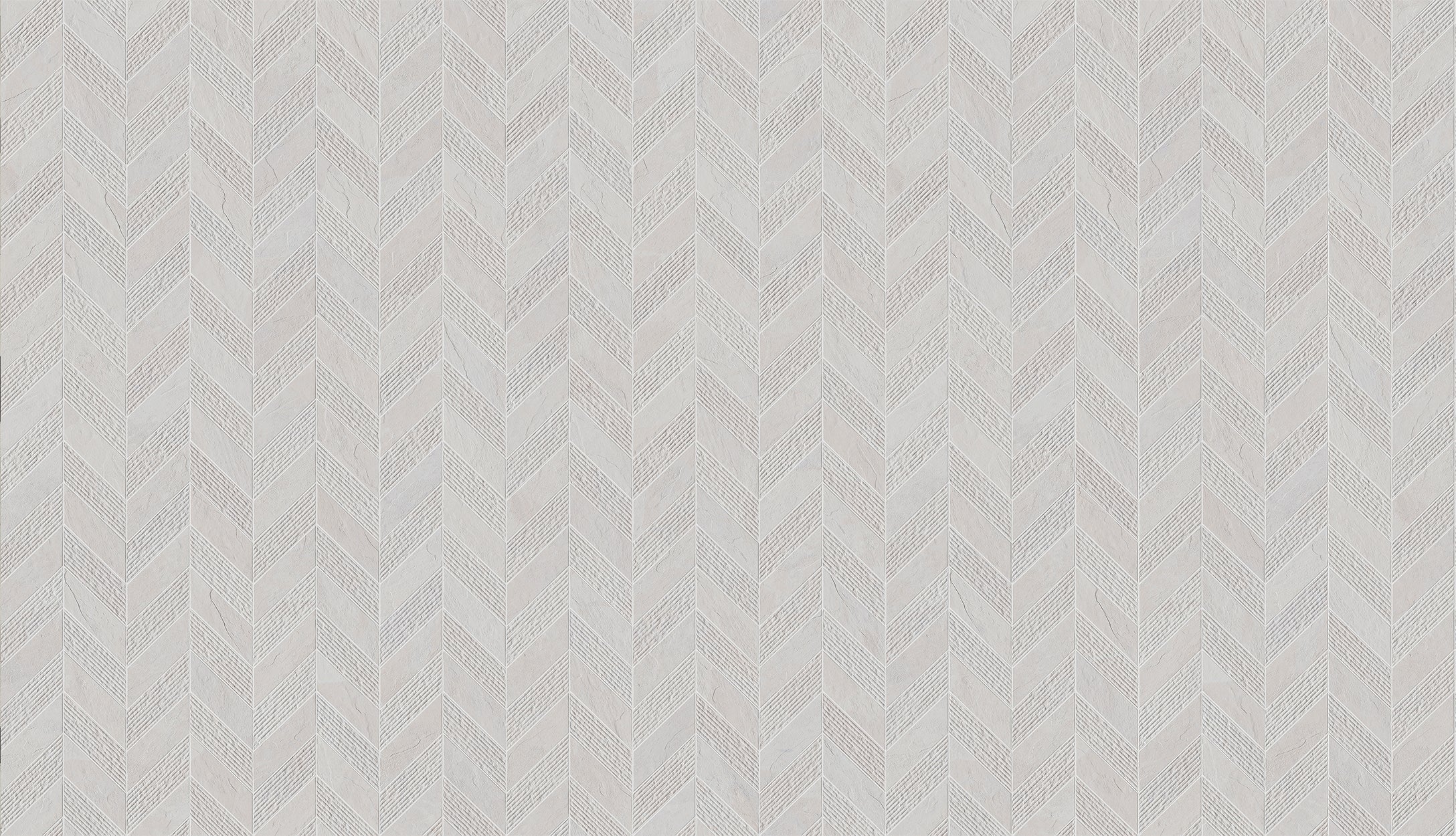 landmark 9mm essence montauk white mosaic chevron 3d wall mosaic 7_44x12x9mm matte rectified porcelain tile distributed by surface group international