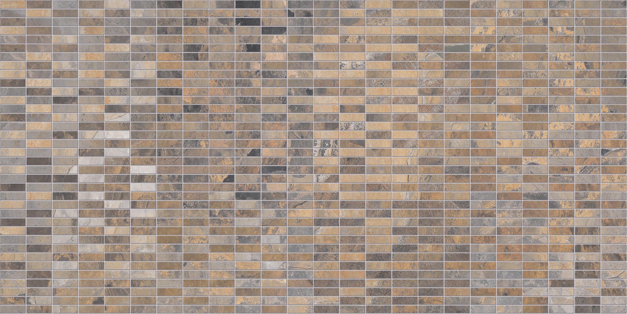 landmark 9mm essence rustic gold straight stack 1x3 mosaic 12x12x9mm matte rectified porcelain tile distributed by surface group international