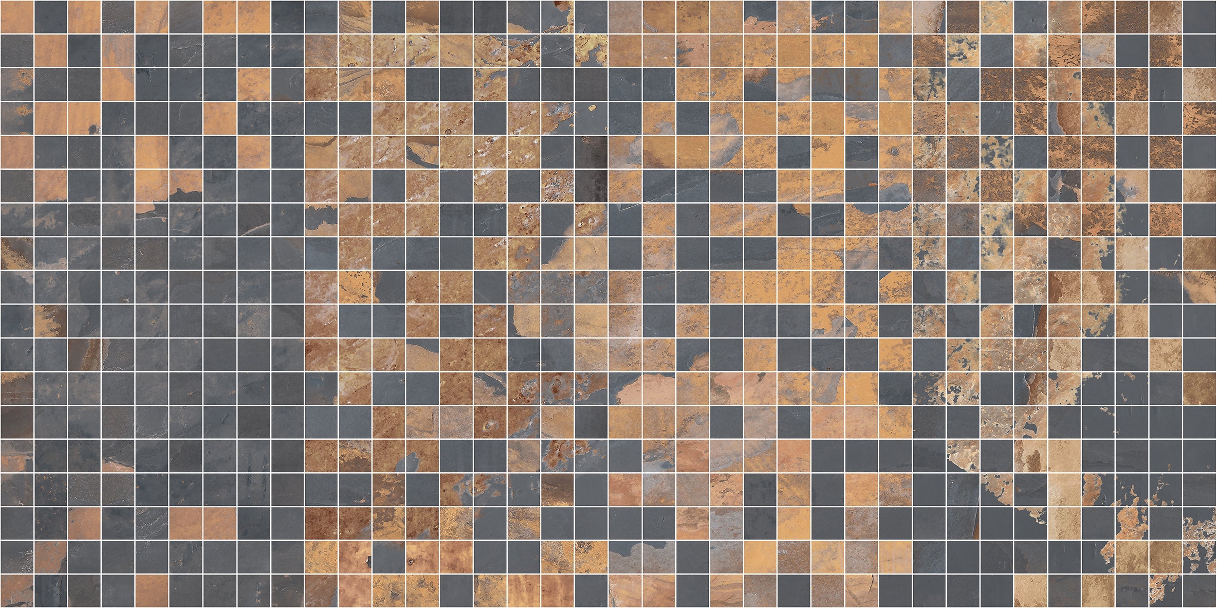 landmark 9mm essence mariposa slate straight stack 2x2 mosaic 12x12x9mm matte rectified porcelain tile distributed by surface group international