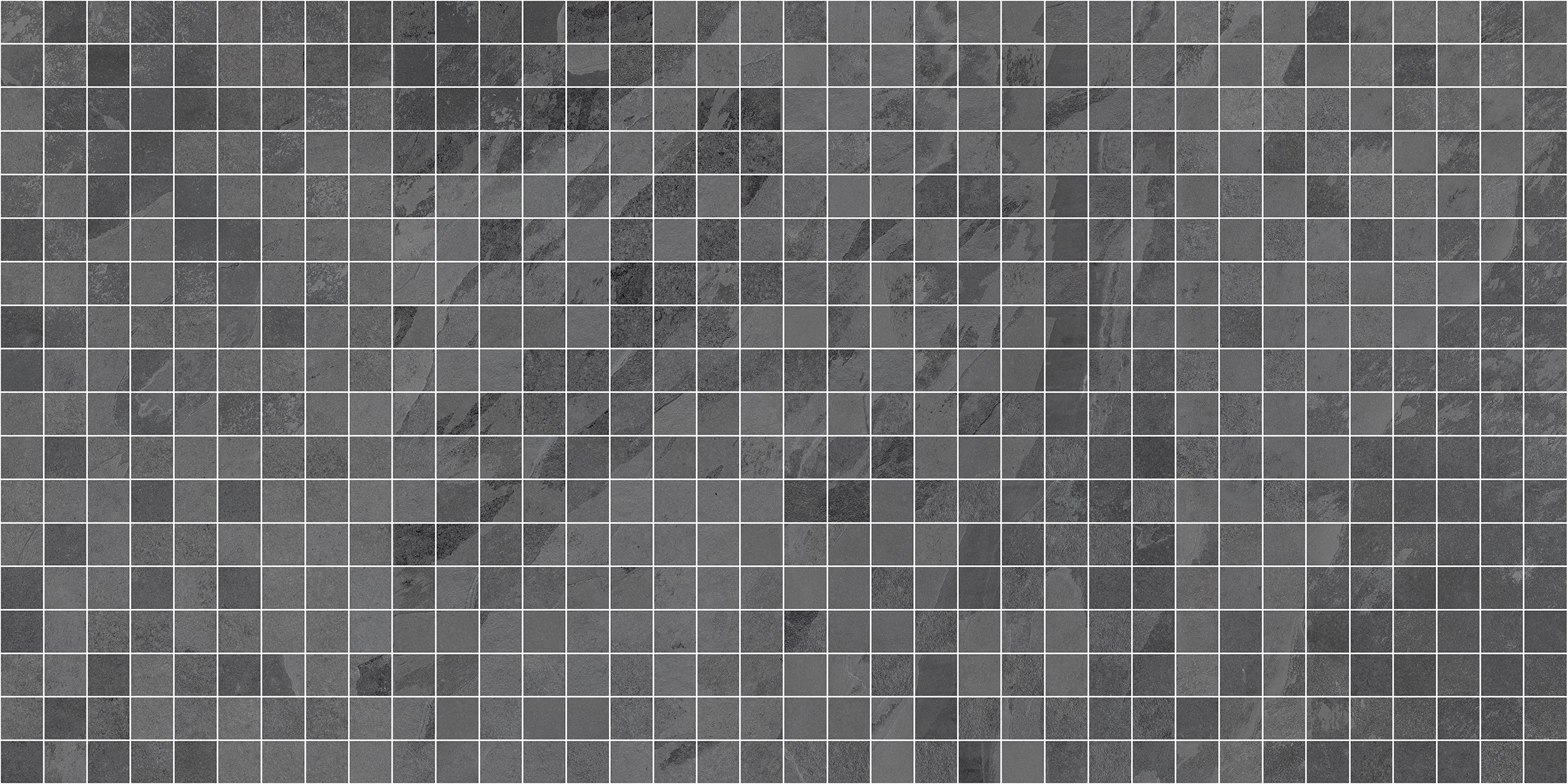 landmark 9mm essence montauk black straight stack 2x2 mosaic 12x12x9mm matte rectified porcelain tile distributed by surface group international