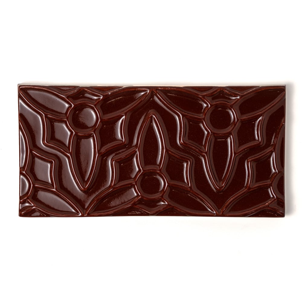 Vino Barcelona Ceramic Deco Tile (4"×8"×3/8" | glossy | straight cut)