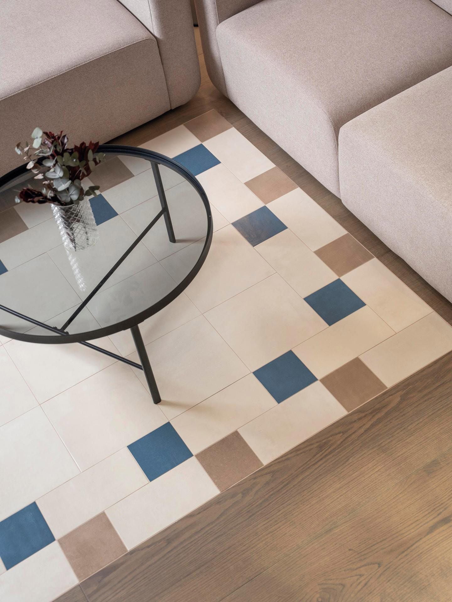 Pigments Tan Floor Tile (6x6x8.5-mm | matt)