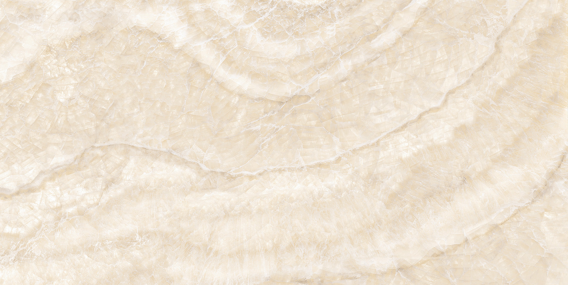 Level Marmi Ivory Gioiello porcelain field tile by Emil, full lappato finish, 63 25/32"x127 9/16"x12-mm size. Premium Italian porcelain for floors and walls.