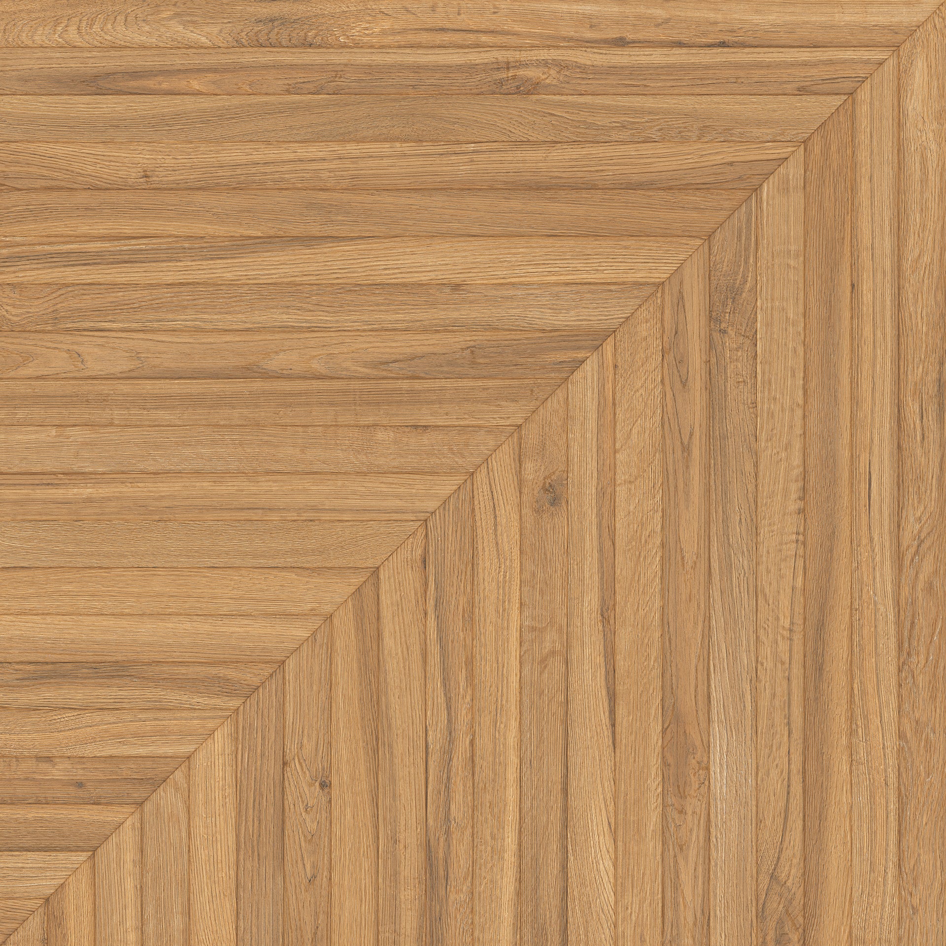 Playwood Intense Oak porcelain field tile by Emil, naturale finish, 39 3/8"x39 3/8"x9-mm size. Premium Italian porcelain for floors and walls.