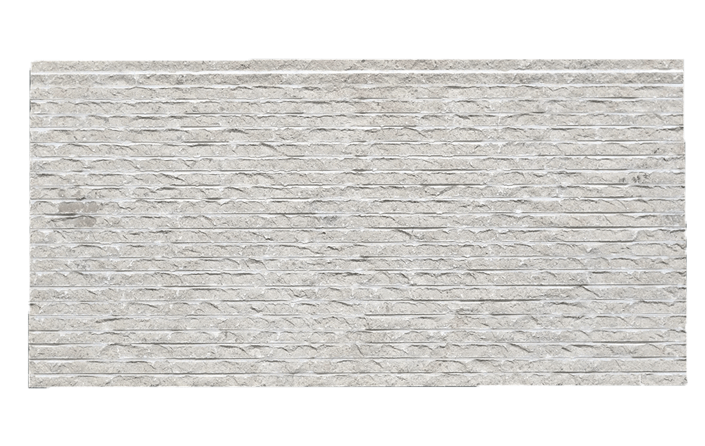 GASCOGNE BEIGE: Limestone Line Chisel Field Tile (12"x24"x⅝" | groved)