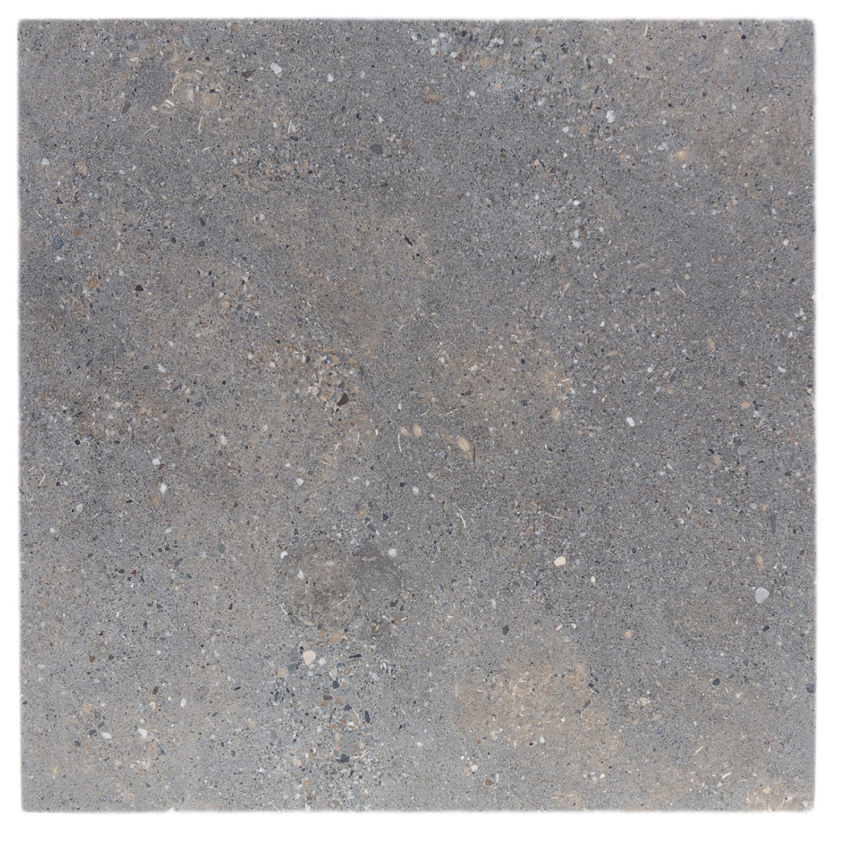 Argent collection limestone field tiles with honed finish, 18x18x0.375 inches, suitable for residential and commercial flooring.