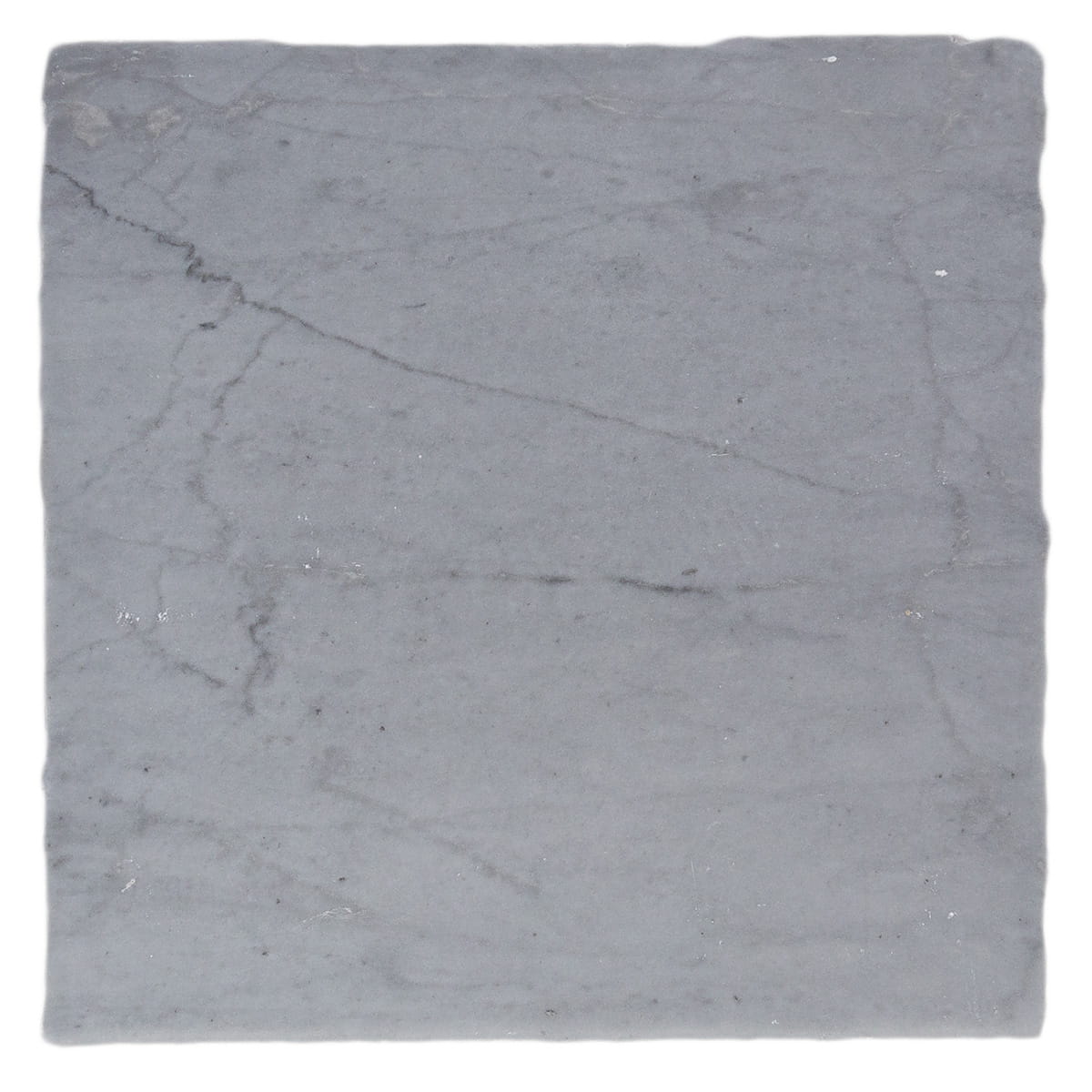 Bardiglio Imperial marble field tile - 9"x9"x3/8" dimensions, old-world finish, uneven edges, medium traffic capacity, perfect for wall cladding and residential flooring applications