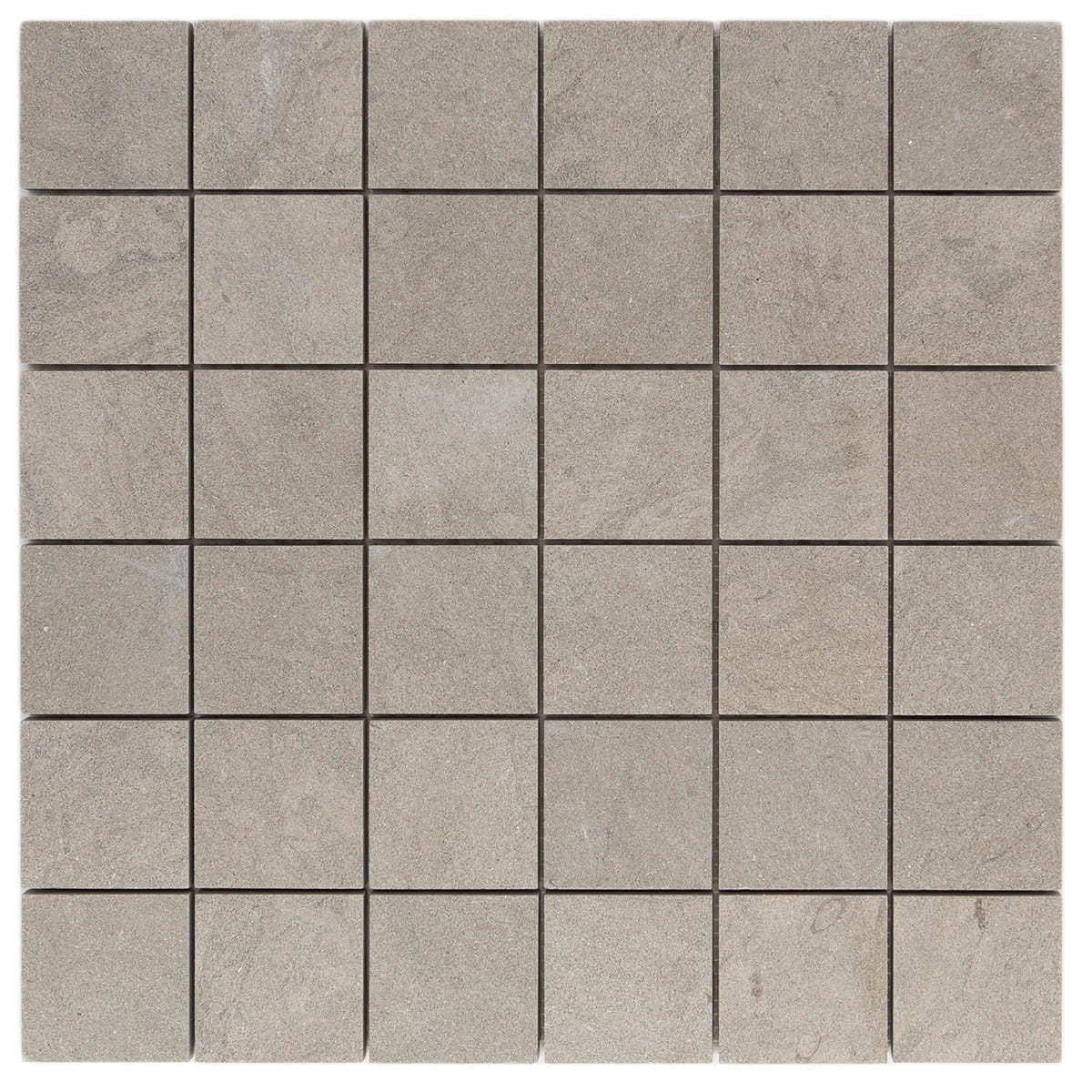 Bateig Blue limestone mosaic tile 12x12x0.375 inches